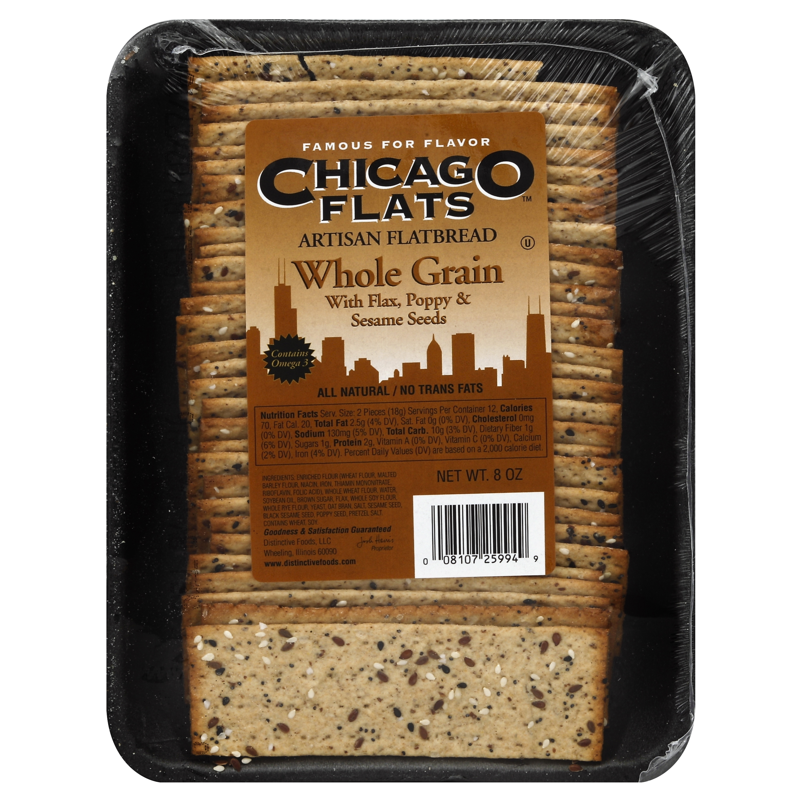 Chicago Flats Flatbread 8 Oz