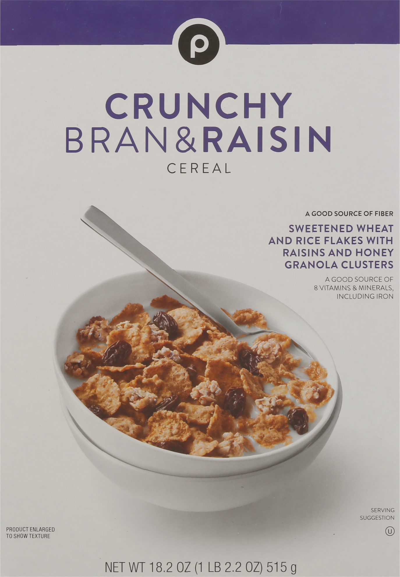 Calories in Crunchy Granola Raisin Bran from Millville