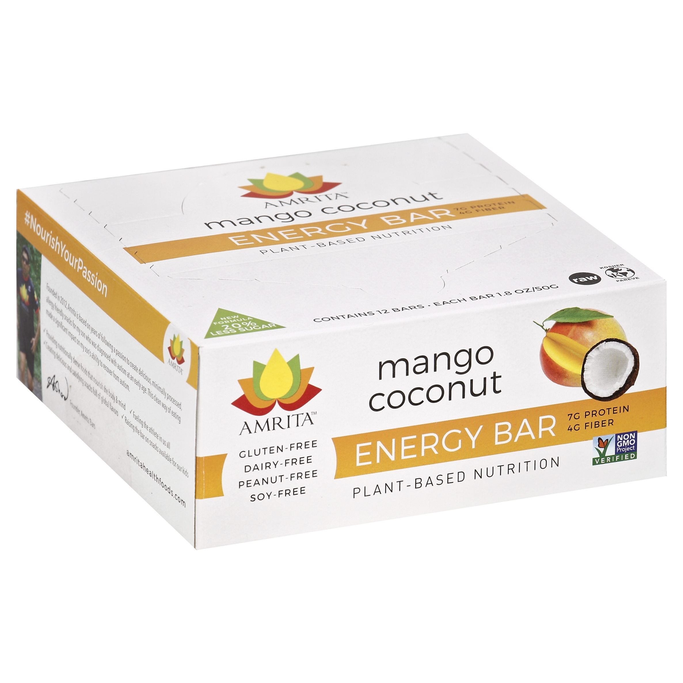 Amrita Energy Bar 12 Ea