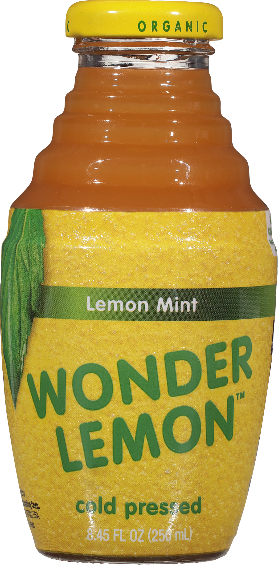100% Juice, Organic, Lemon Mint, Cold Pressed
