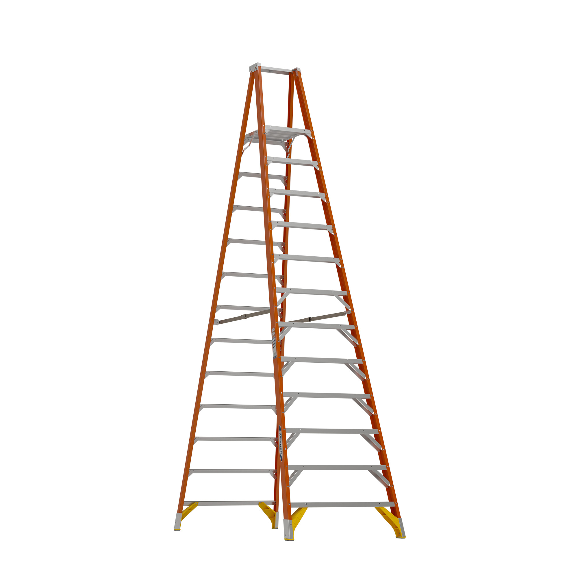 White Cap | WERNER P7412 12' 300 lb Fiberglass Platform Ladder