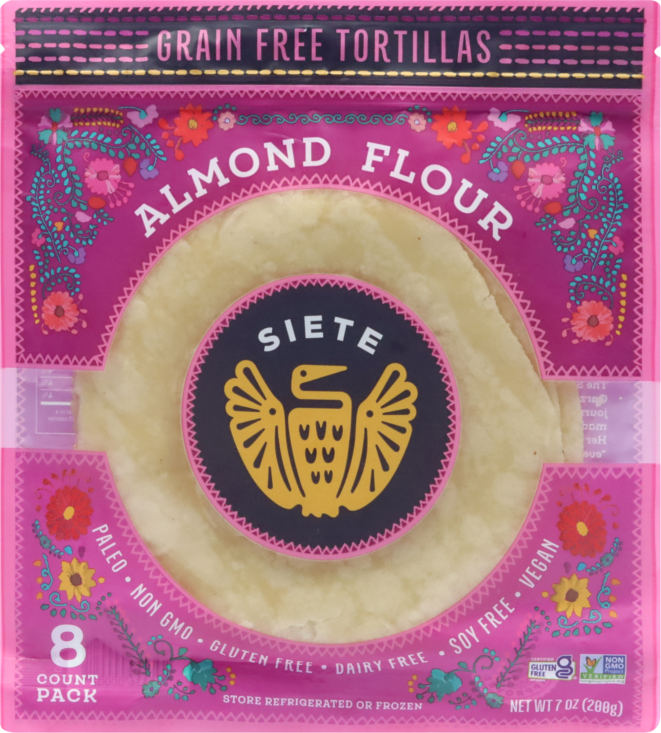 Tortillas, Grain Free, Almond Flour