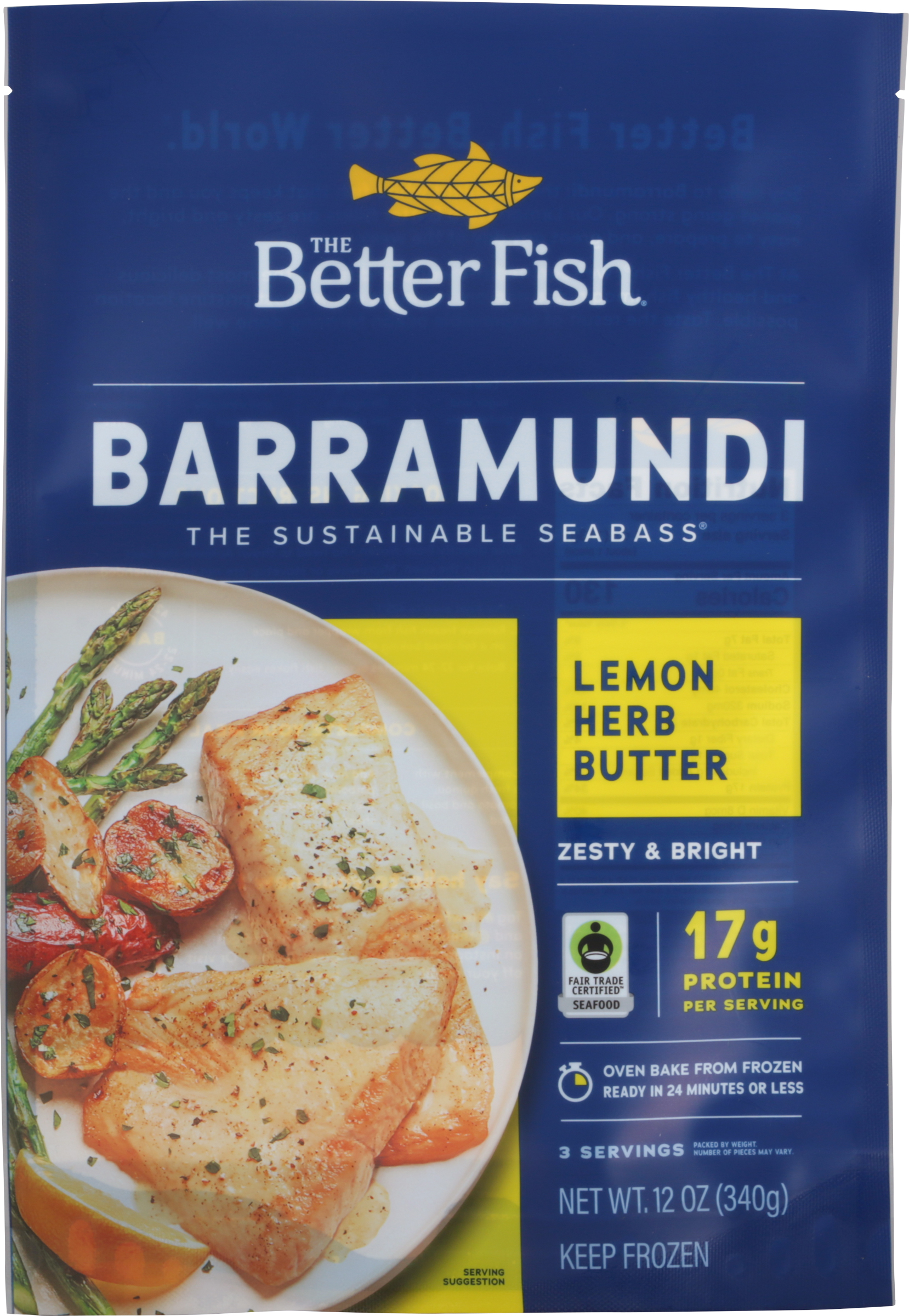 Barramundi, Lemon Herb Butter