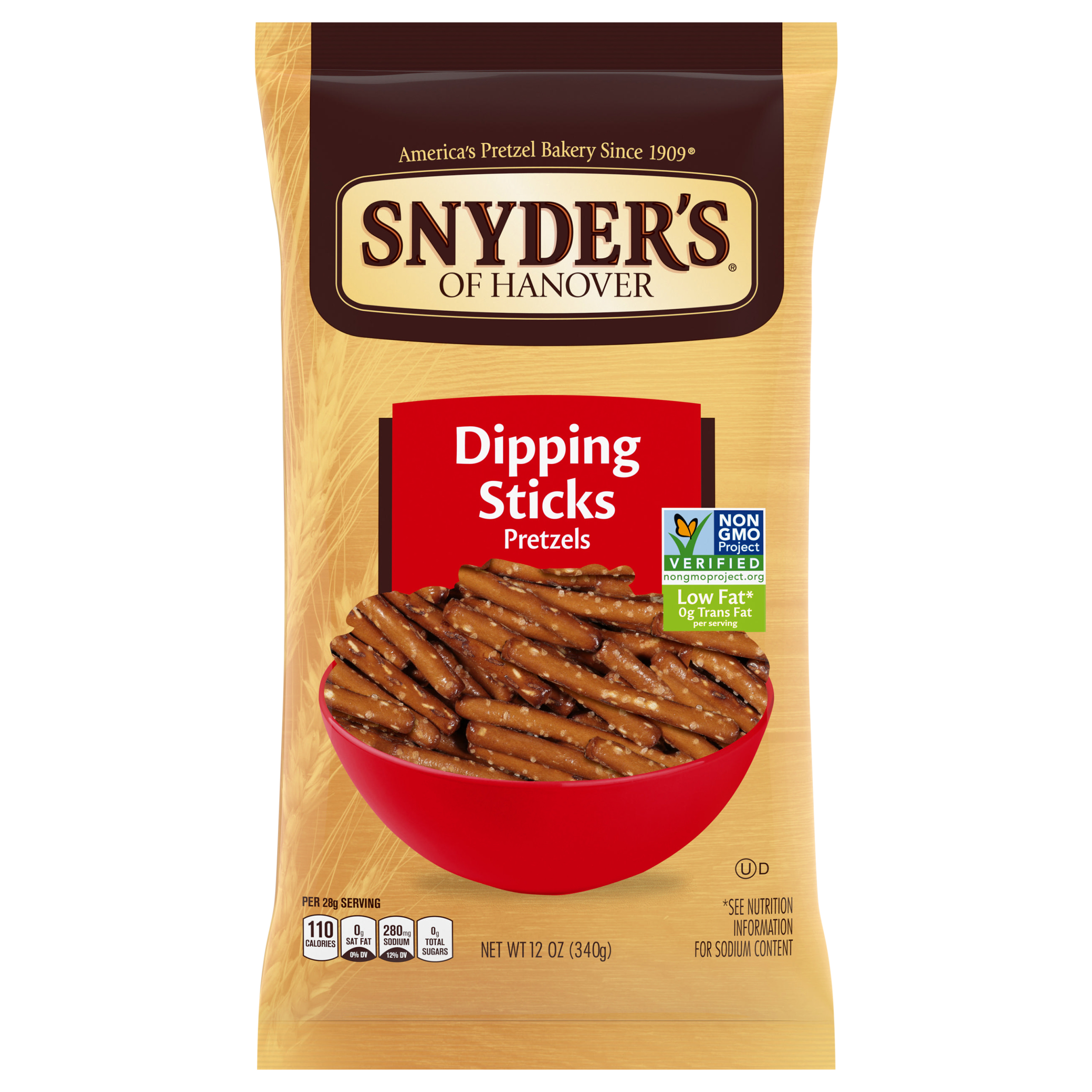 Calories in Pretzels Sticks from Rold Gold