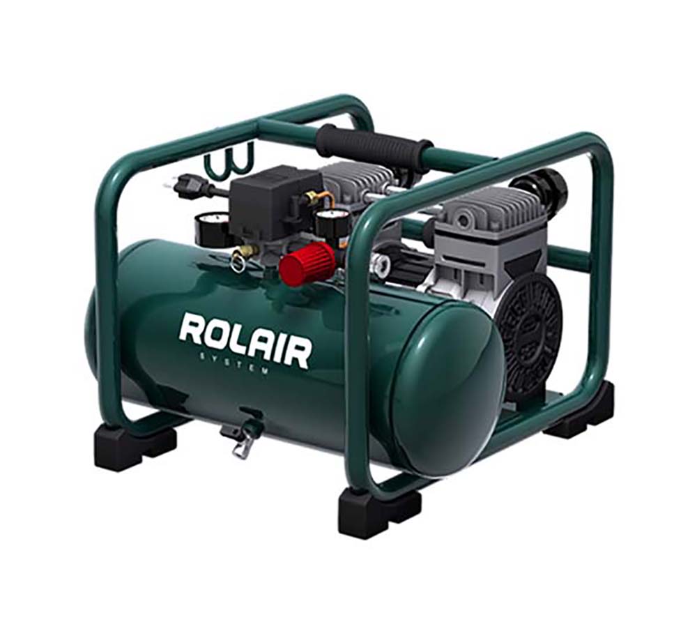 RolAir 2Hp Oilless Compressor White Cap