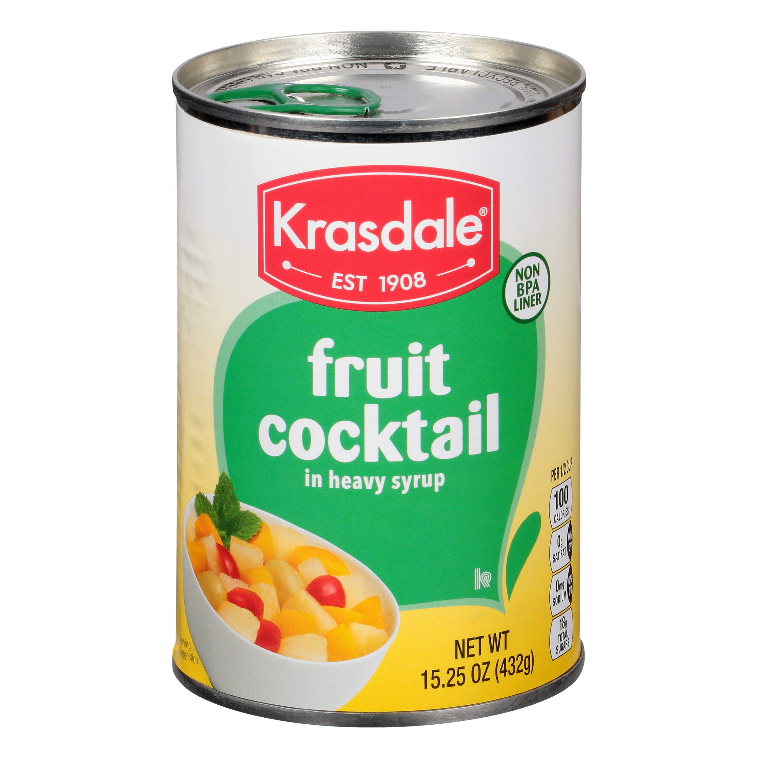 Krasdale Fruit Cocktail In Heavy Syrup 15.25 Oz