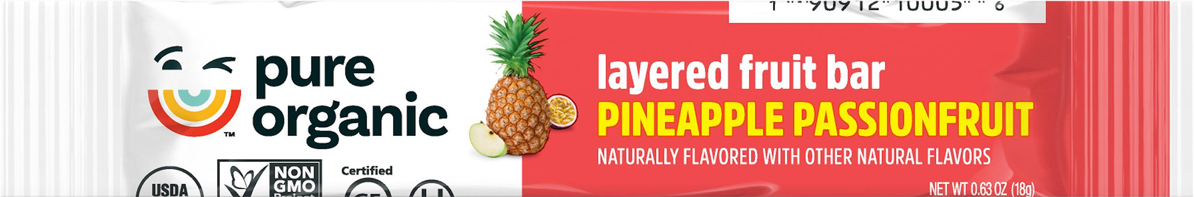 Fruit Bar, Layered, Pineapple Passionfruit