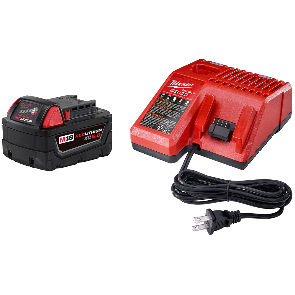 White Cap | Milwaukee M18 REDLITHIUM Xc5.0 System Starter Kit