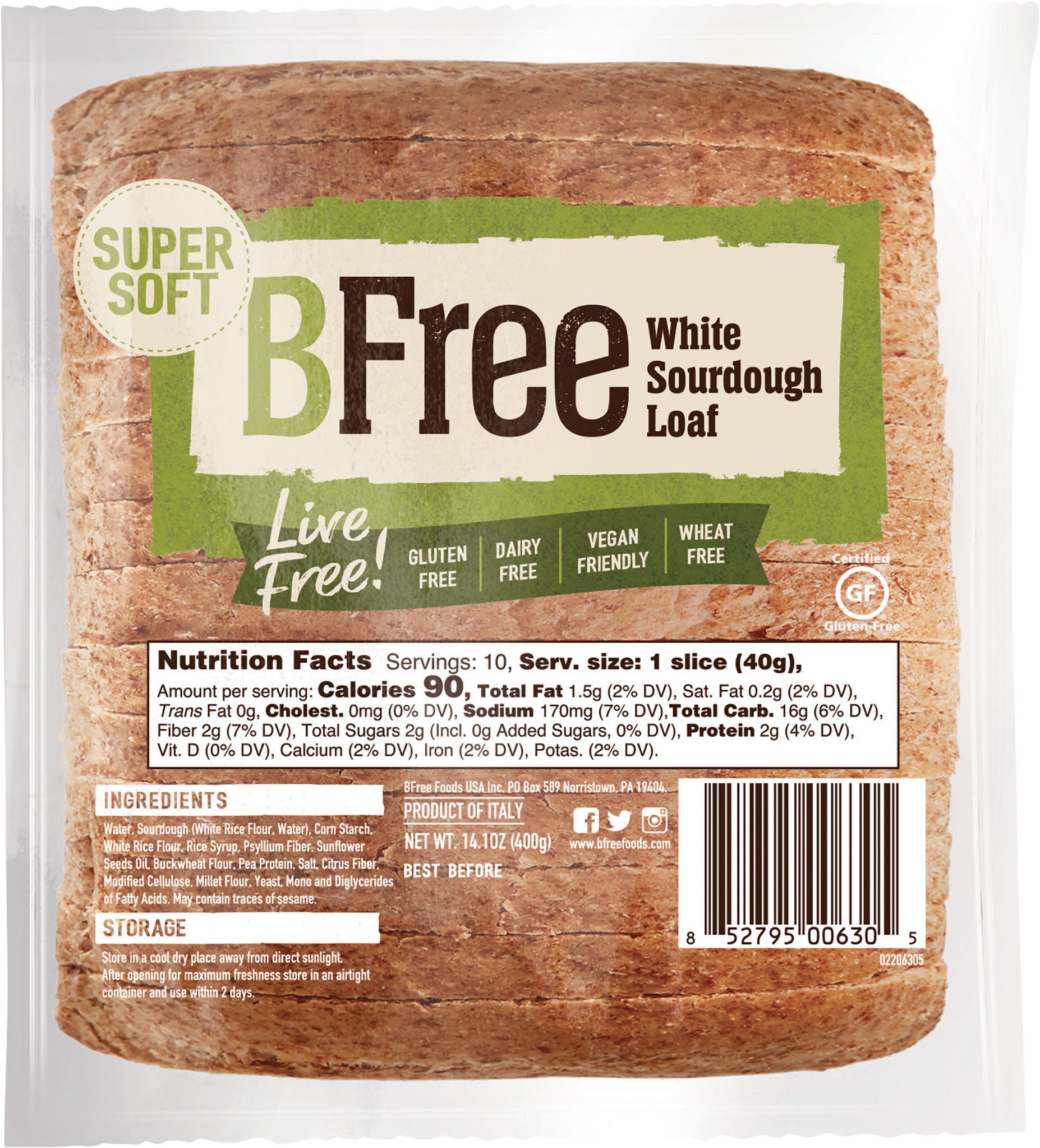 White Sourdough Loaf, Super Soft