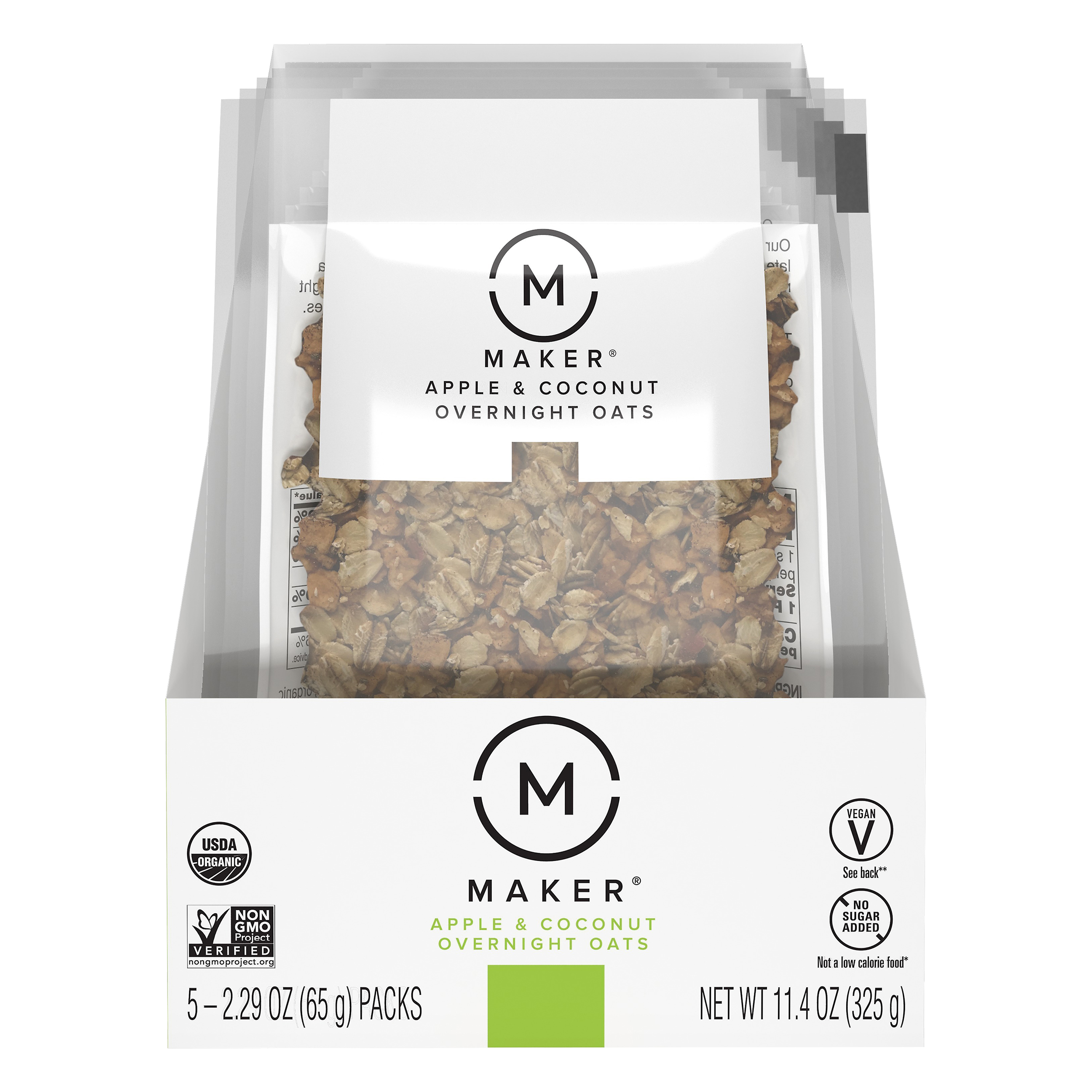 Maker Apple & Coconut Overnight Oats 5 Ea
