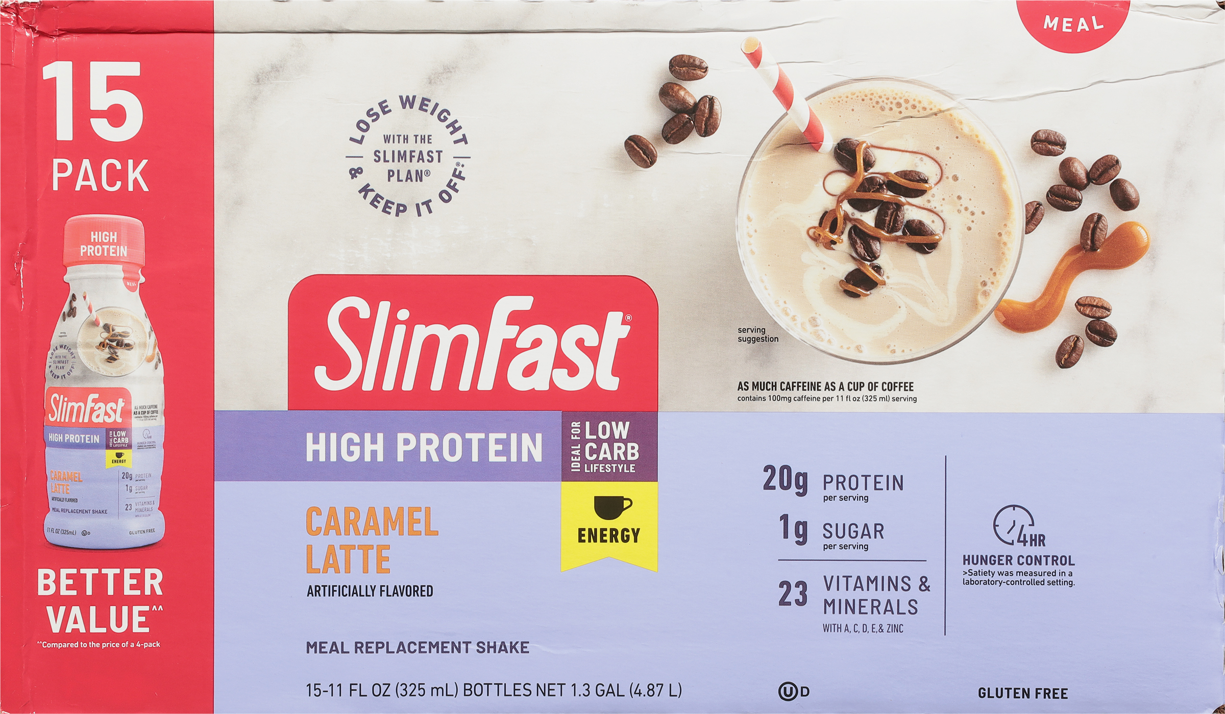 Meal Replacement Shake, Caramel Latte