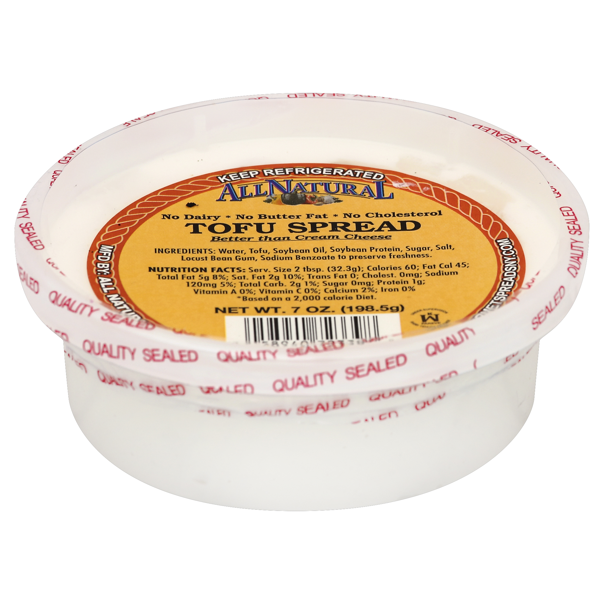 All Natural Tofu Spread 7 Oz