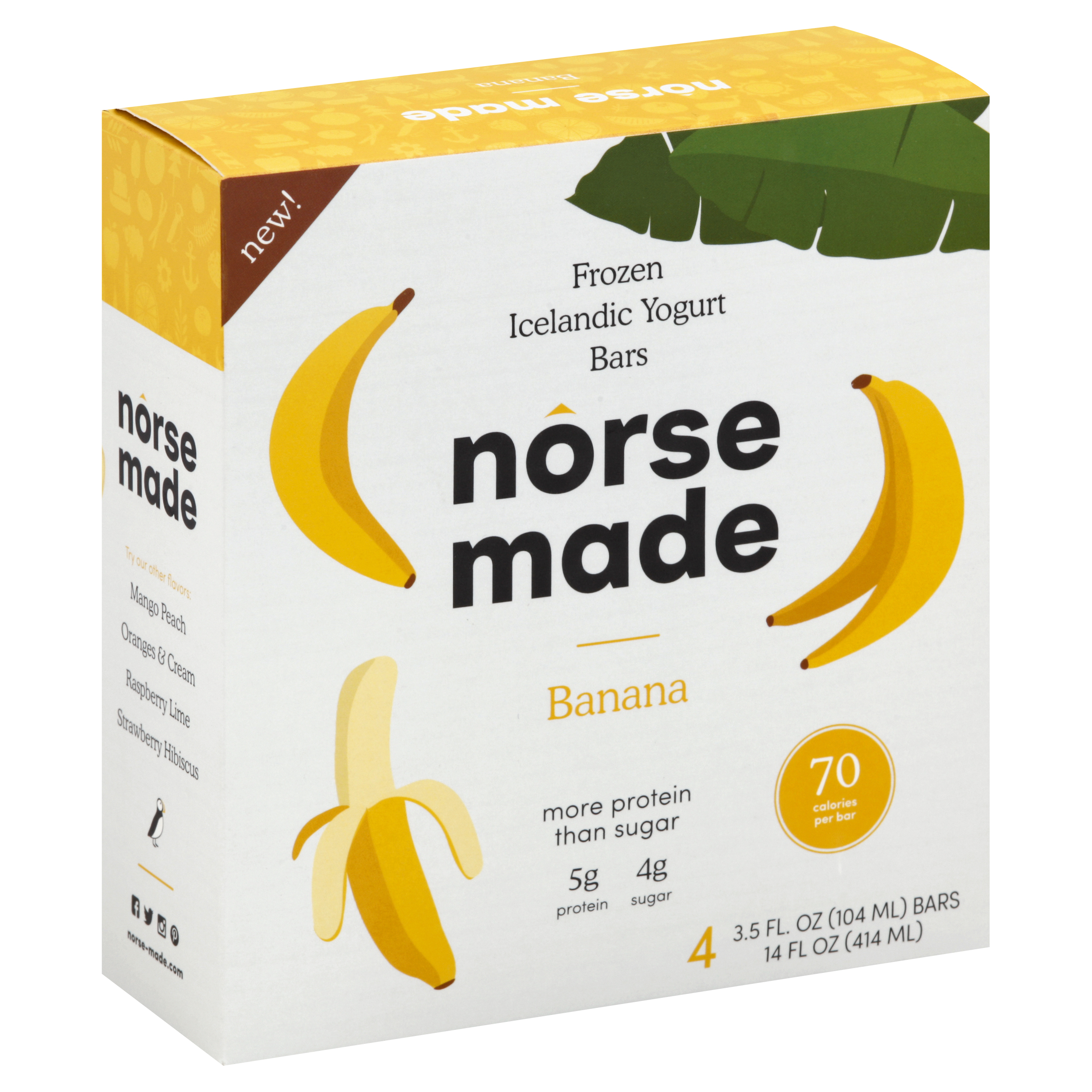 Norse Made Yogurt Bars 4 Ea
