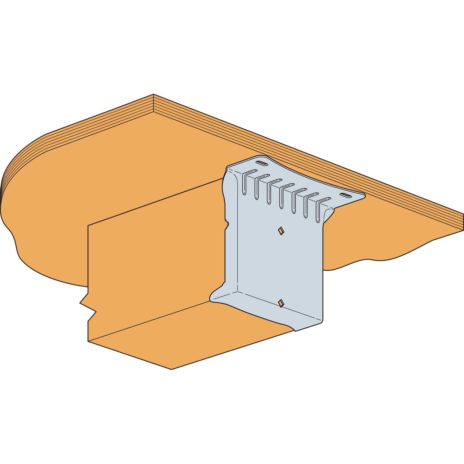 White Cap | F44Z 4X4 Panelized Construction Hanger Z-Max Simpson 