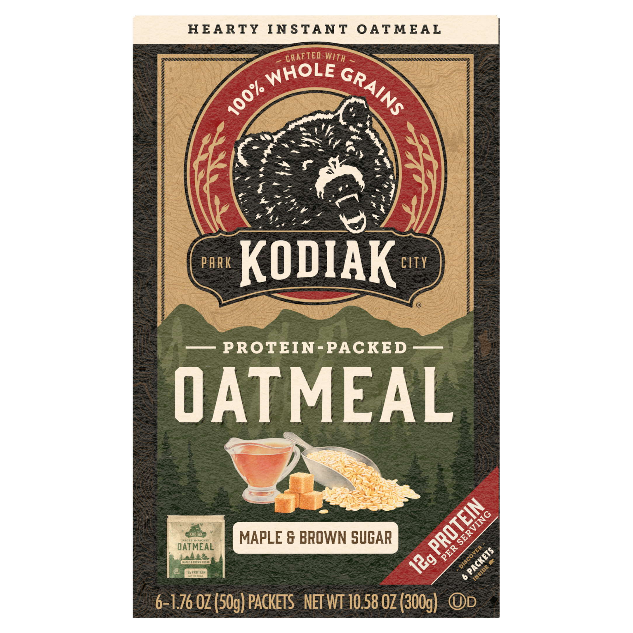 Oatmeal, Maple & Brown Sugar, Protein-Packed