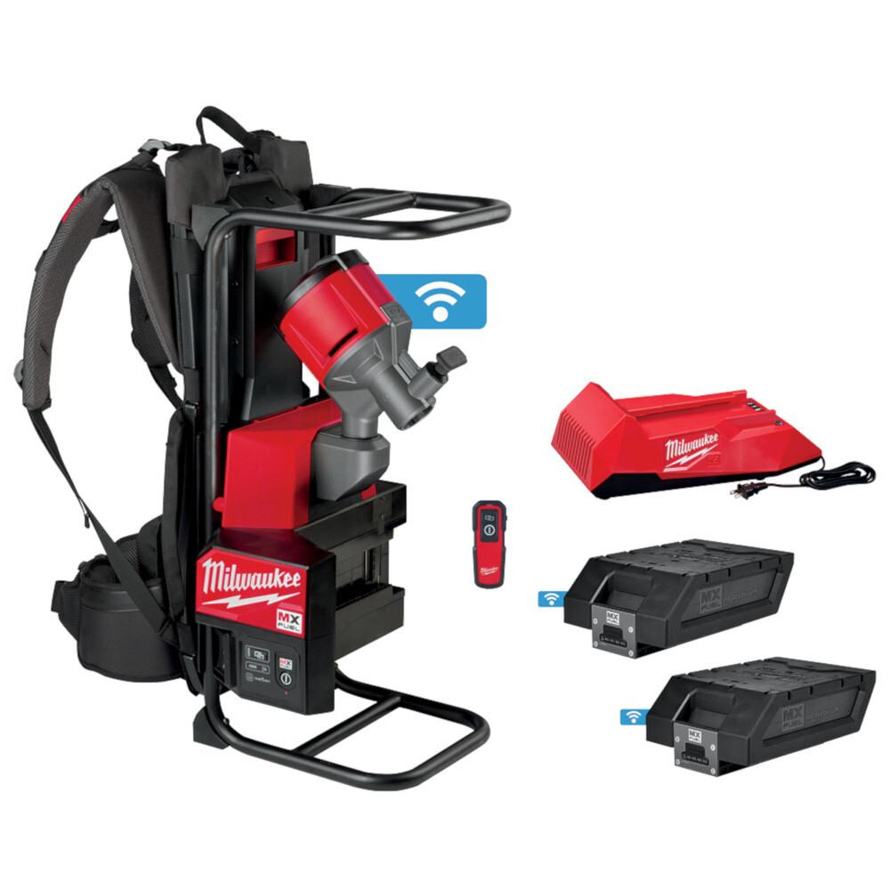 White Cap | MX FUEL Backpack Concrete Vibrator Kit White Cap | MX FUEL Backpack Concrete Vibrator Kit