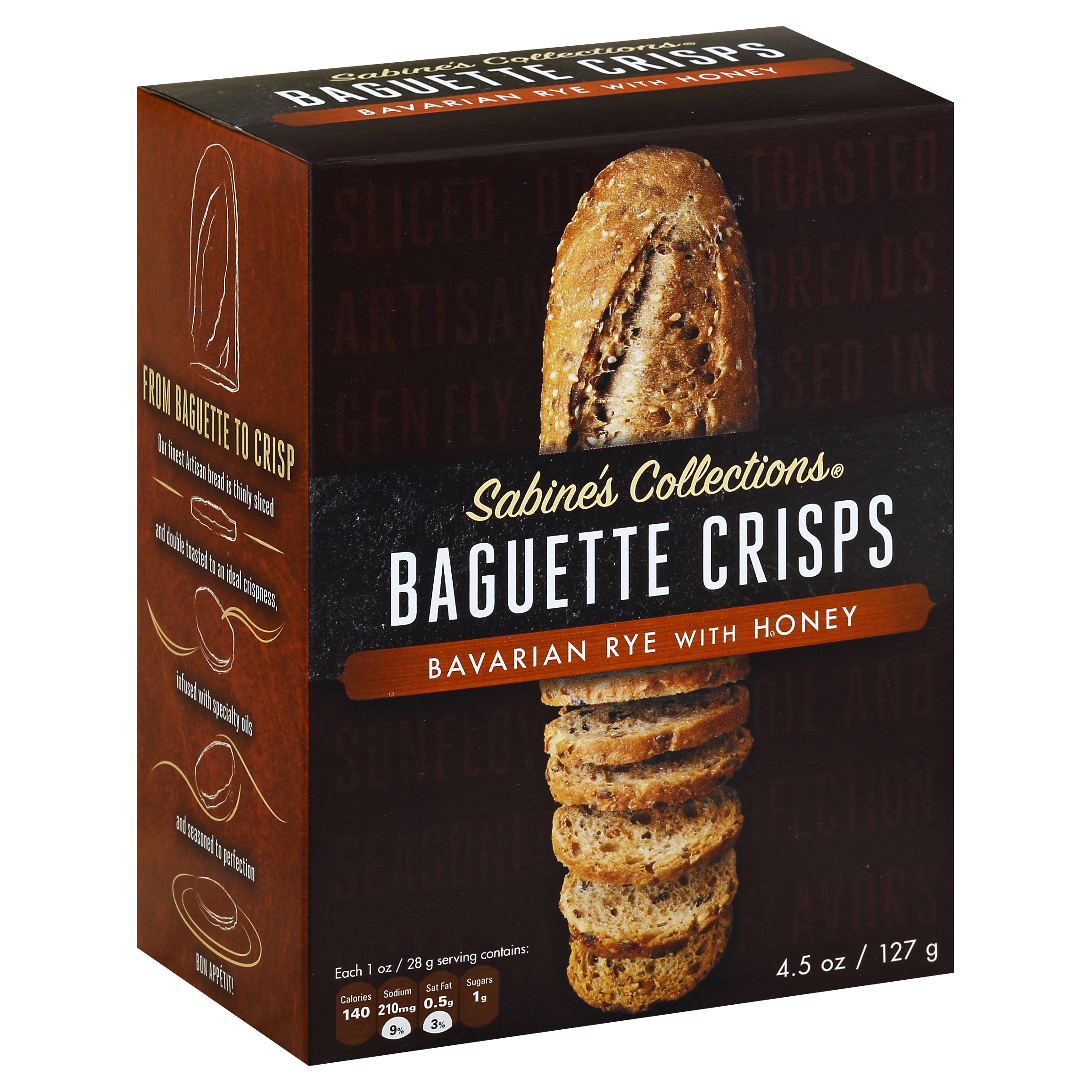 Sabine's Collections Baguette Crisps 4.5 Oz