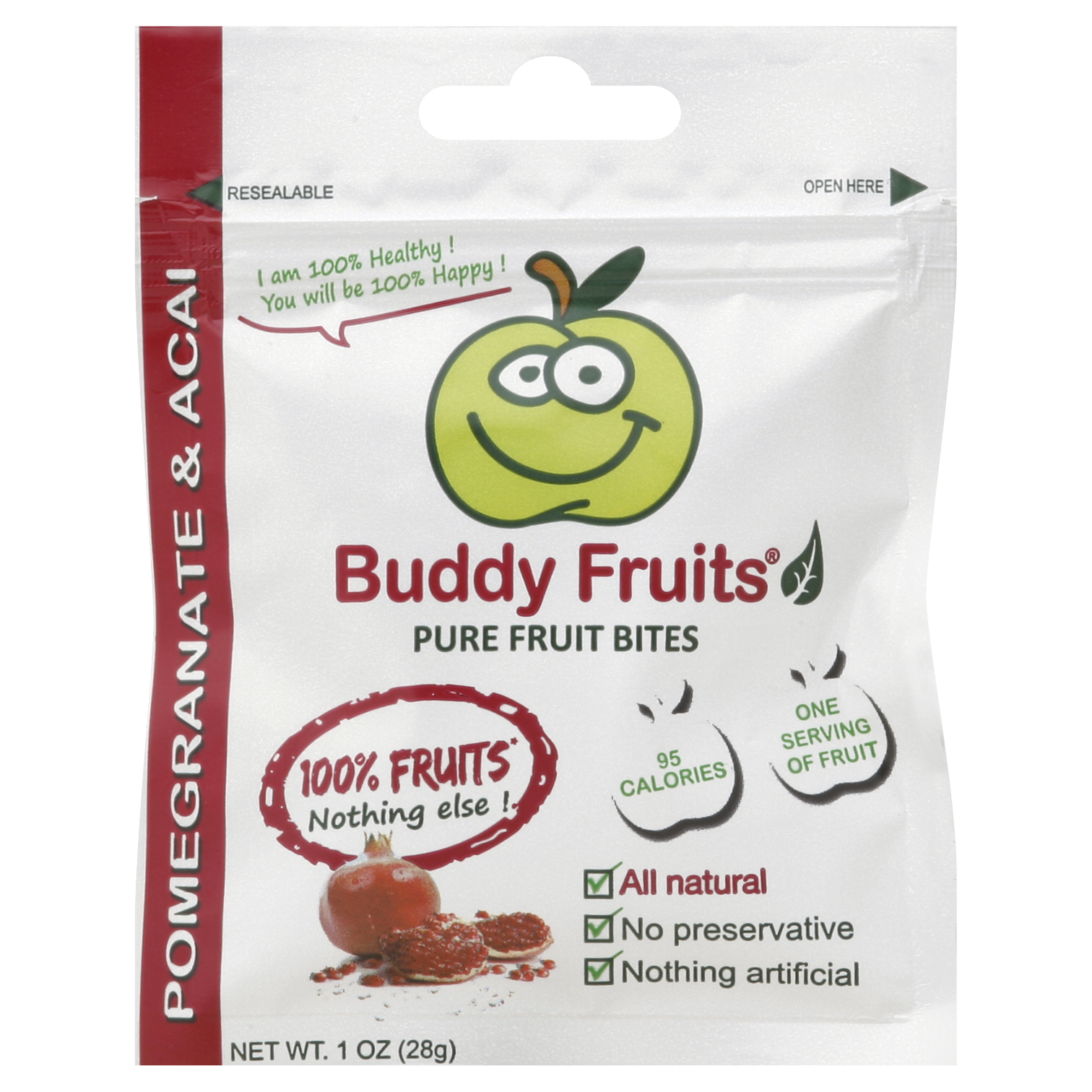 Buddy Fruits Fruit Bites 1 Oz