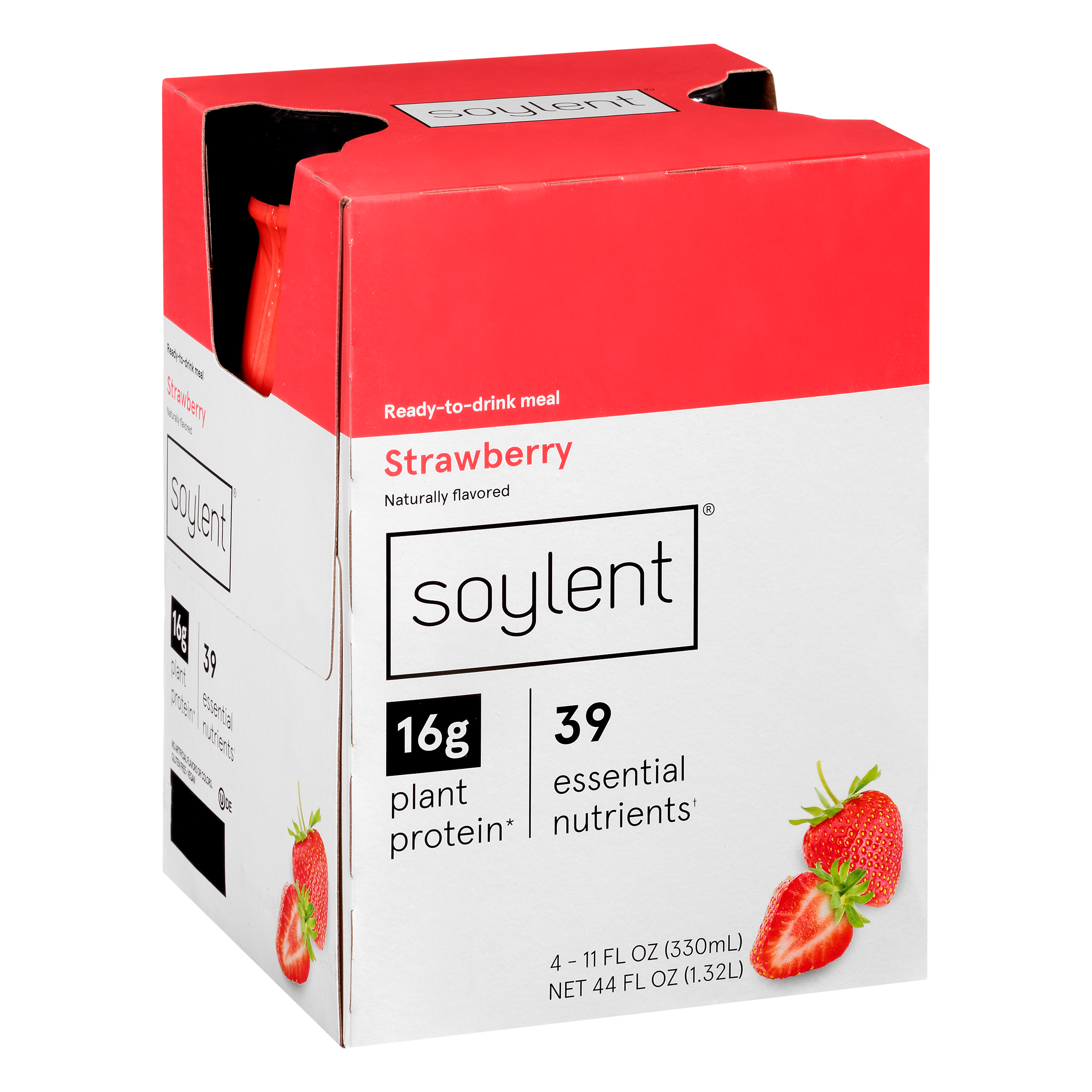 Soylent 4 Pack Strawberry Ready-to-drink Meal 4 Ea