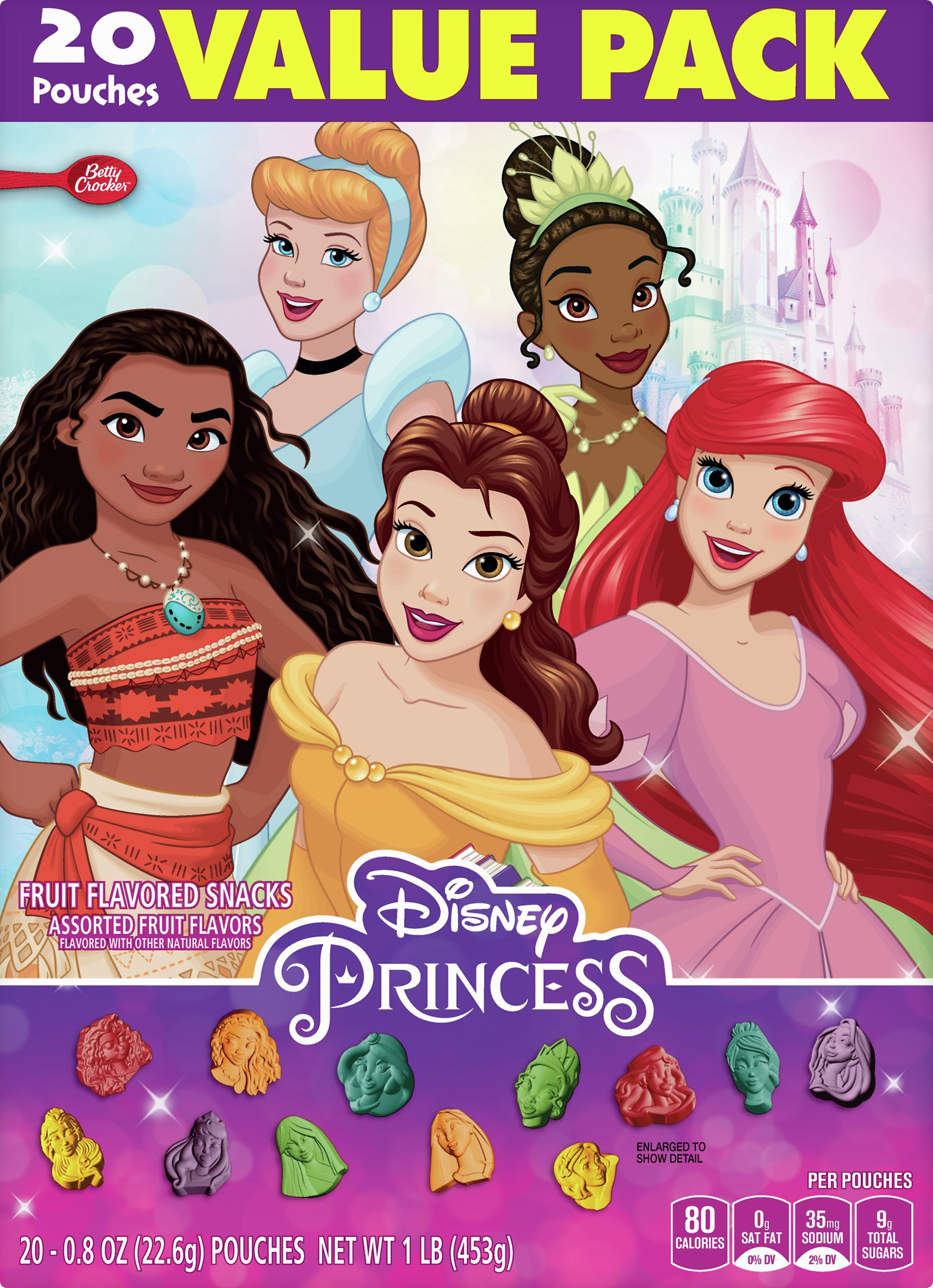 Fruit Flavored Snacks, Assorted Fruit Flavors, Disney Princess, Value Size