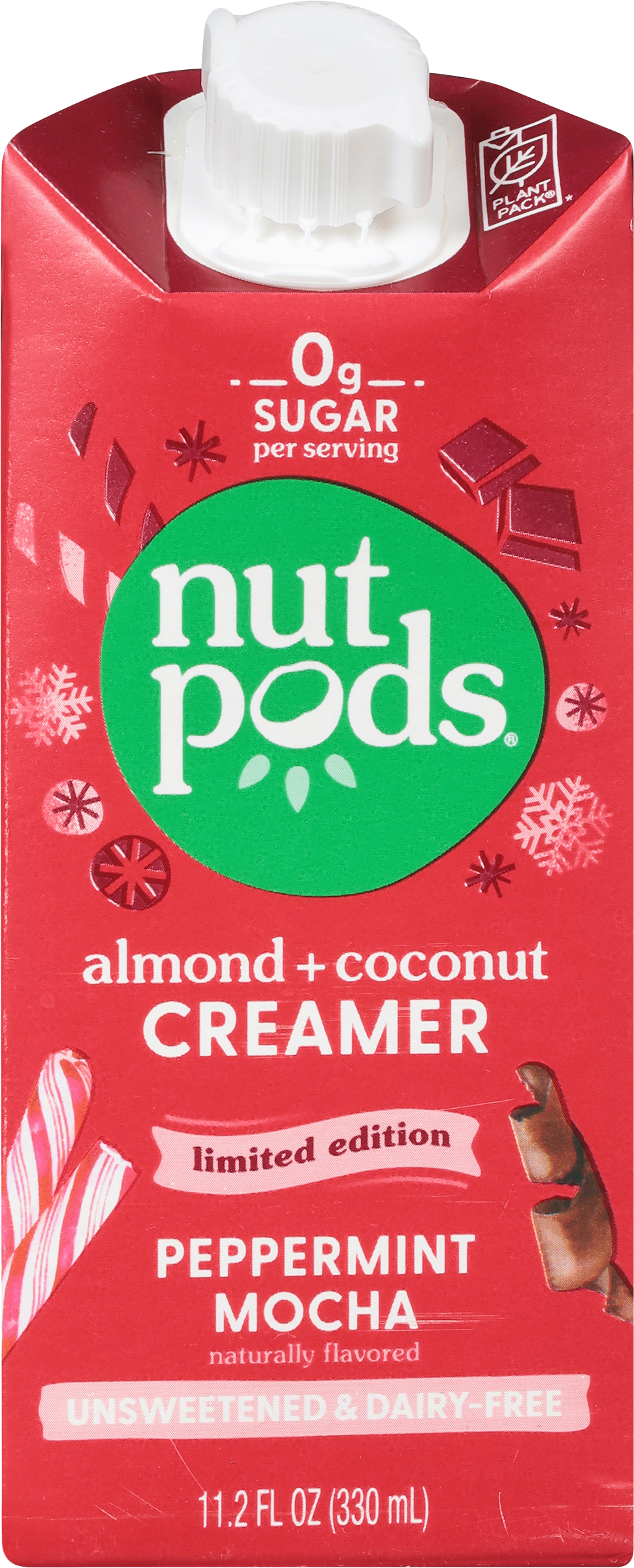 Creamer, Almond + Coconut, Peppermint Mocha, Unsweetened