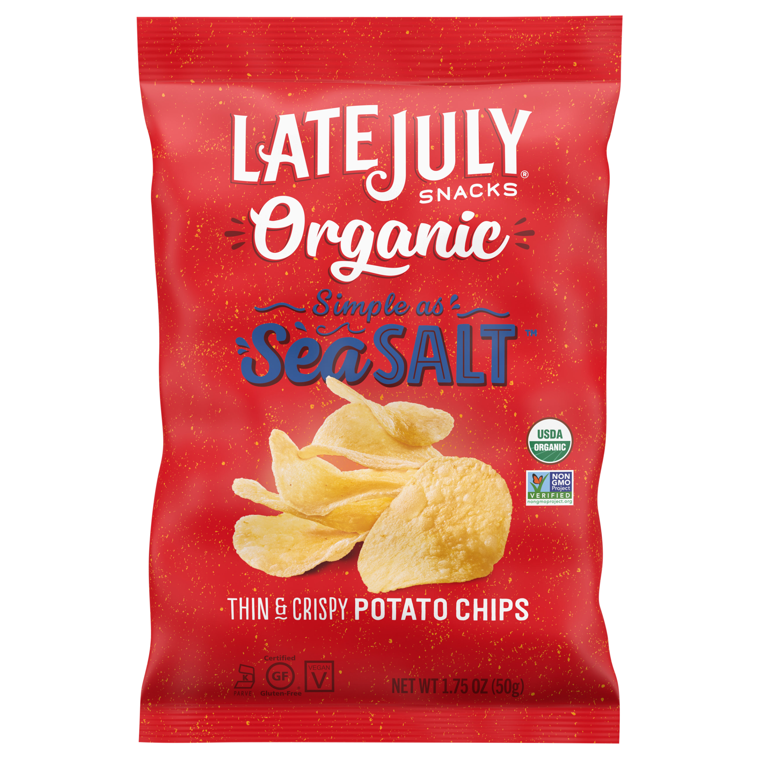 Late July Organic Simple As Sea Salt Potato Chips 1.75 Oz