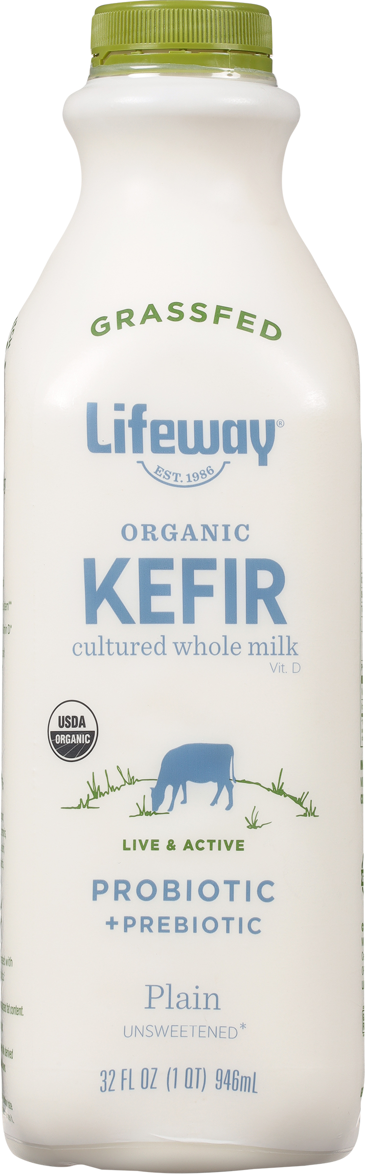 Kefir, Organic, Plain, Unsweetened