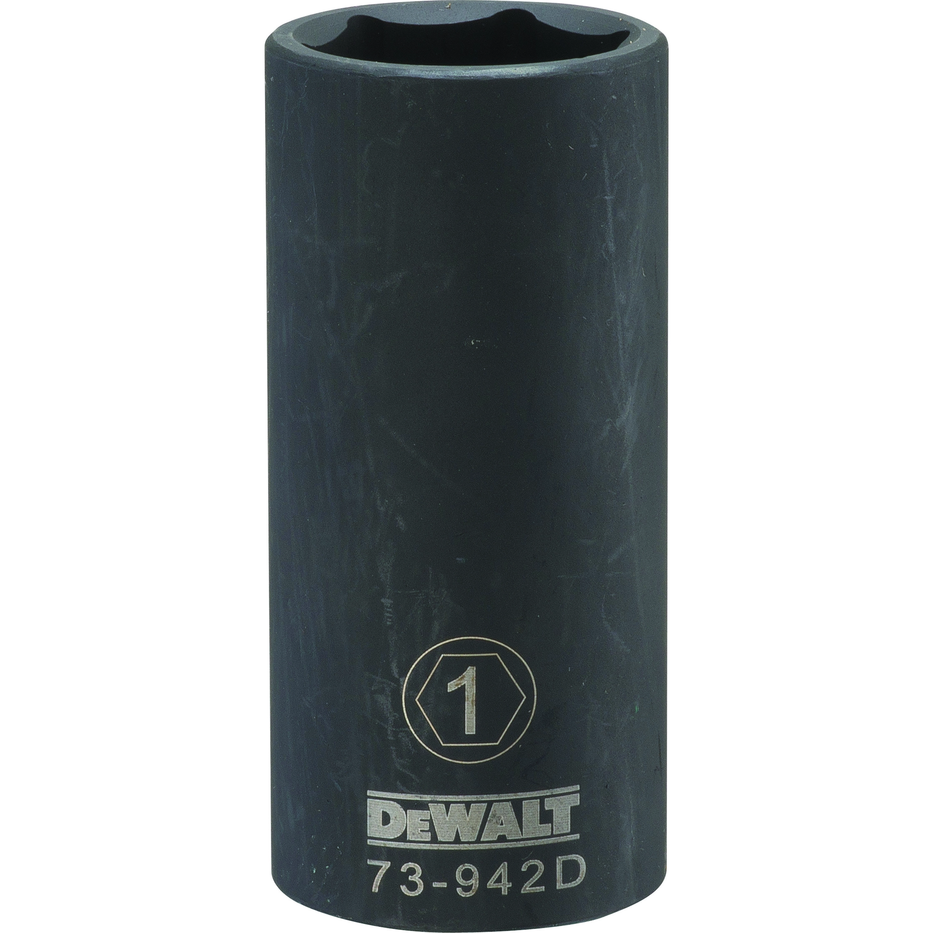 DEWALT 1" 1/2" Drive 6 Point Deep Impact Socket