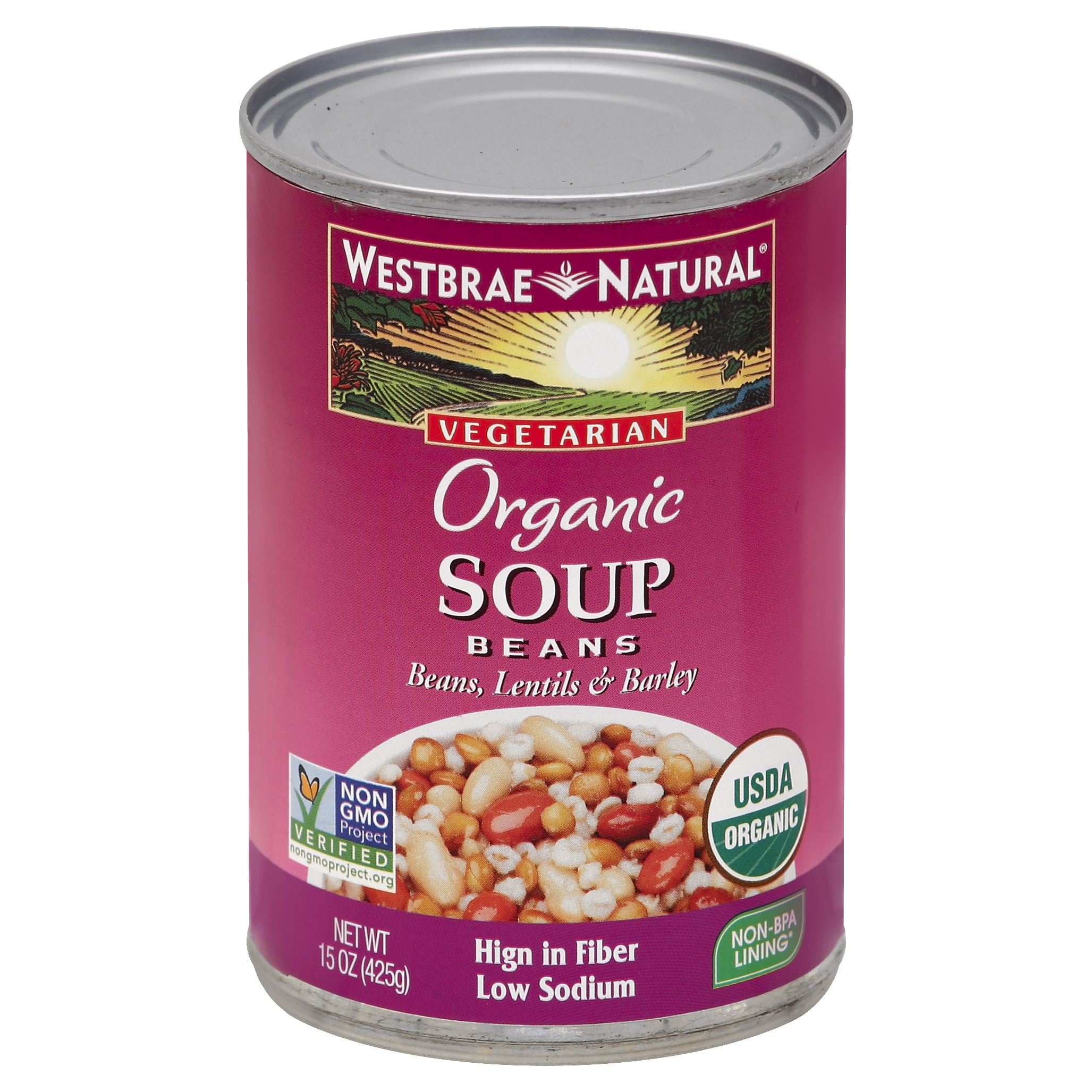 Westbrae Natural Soup Beans 15 Oz