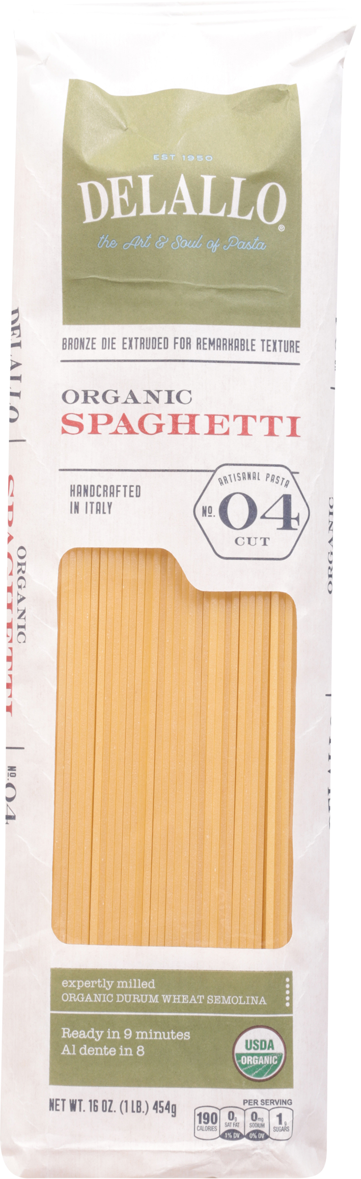 Spaghetti, Organic, No. 04 Cut