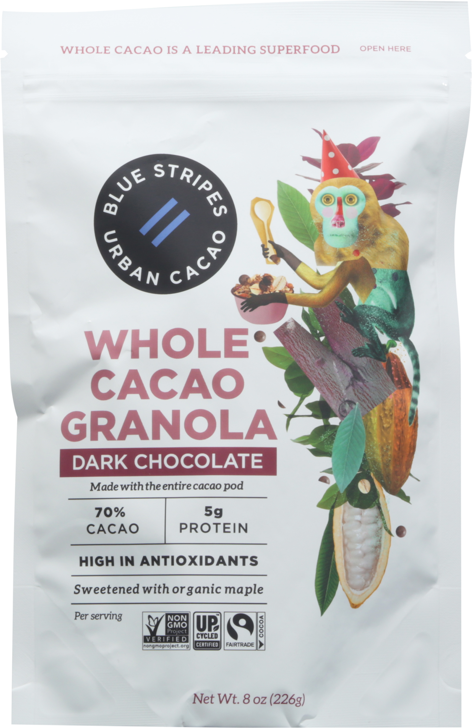 Granola, Dark Chocolate, Whole Cacao, 70% Cacao