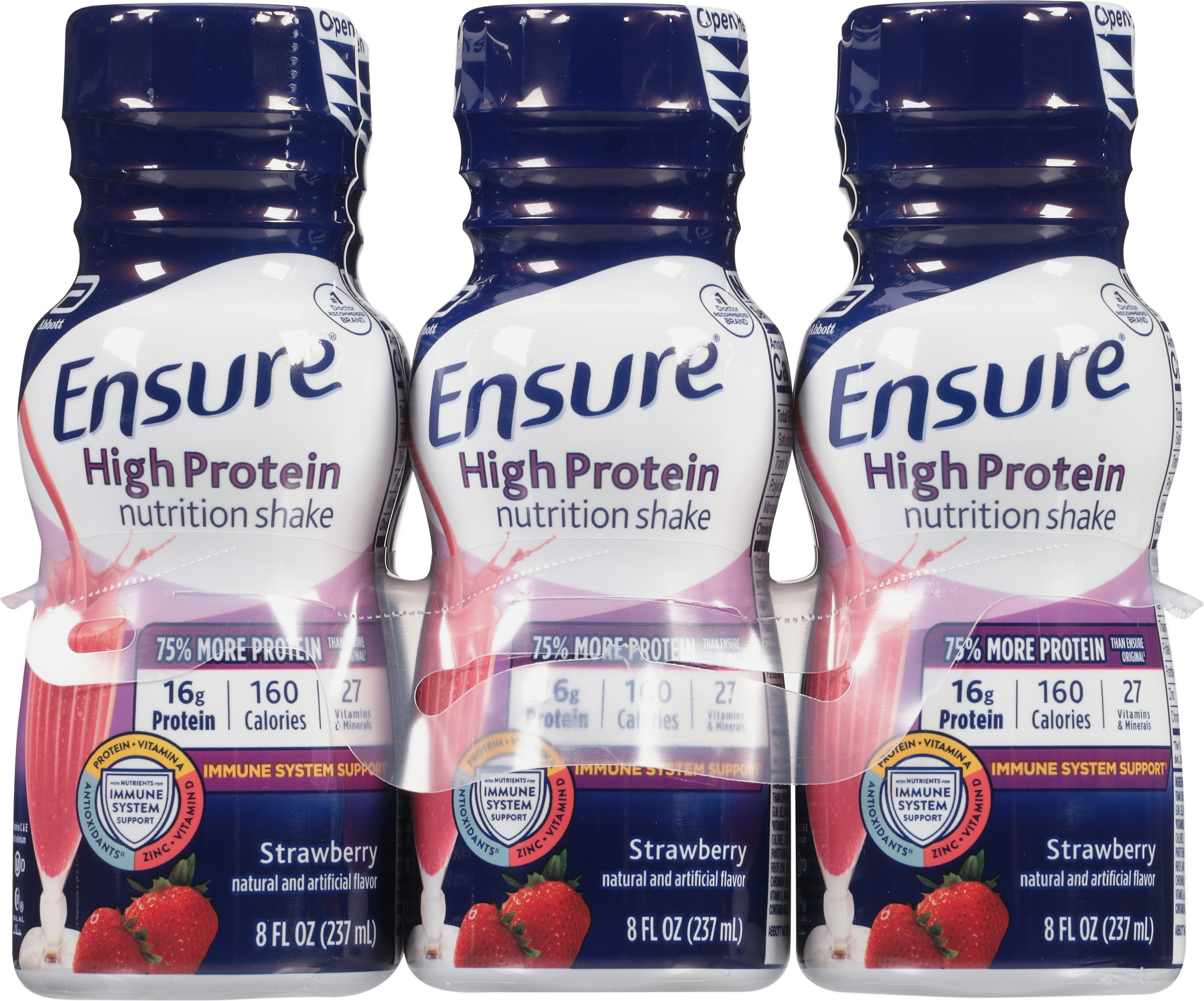 Nutrition Shake, High Protein, Strawberry