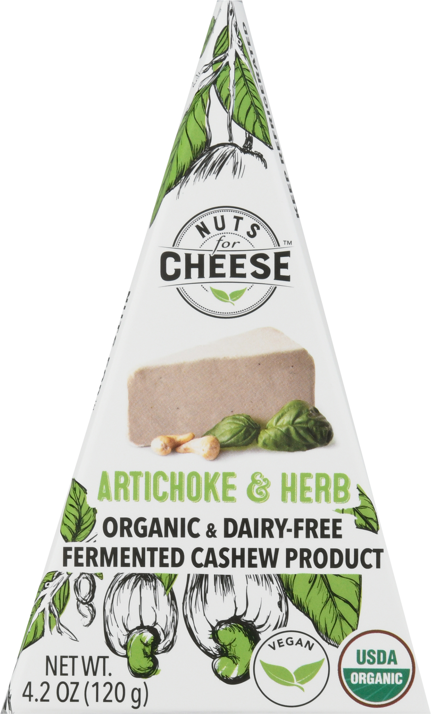 Fermented Cashew Product, Organic & Dairy-Free, Artichoke & Herb