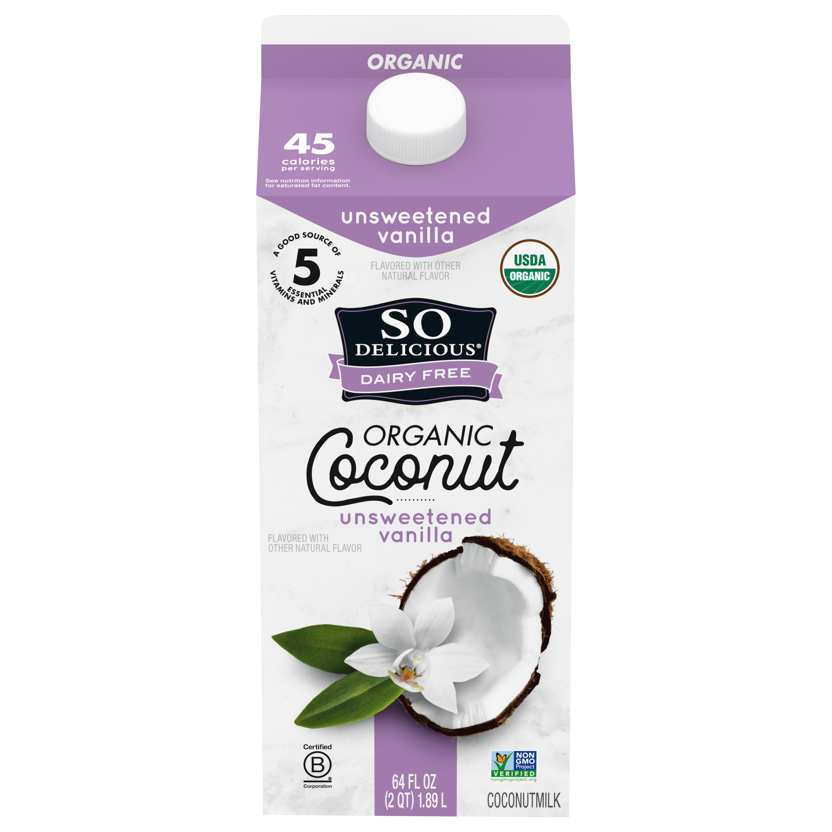 Coconutmilk, Organic, Unsweetened Vanilla