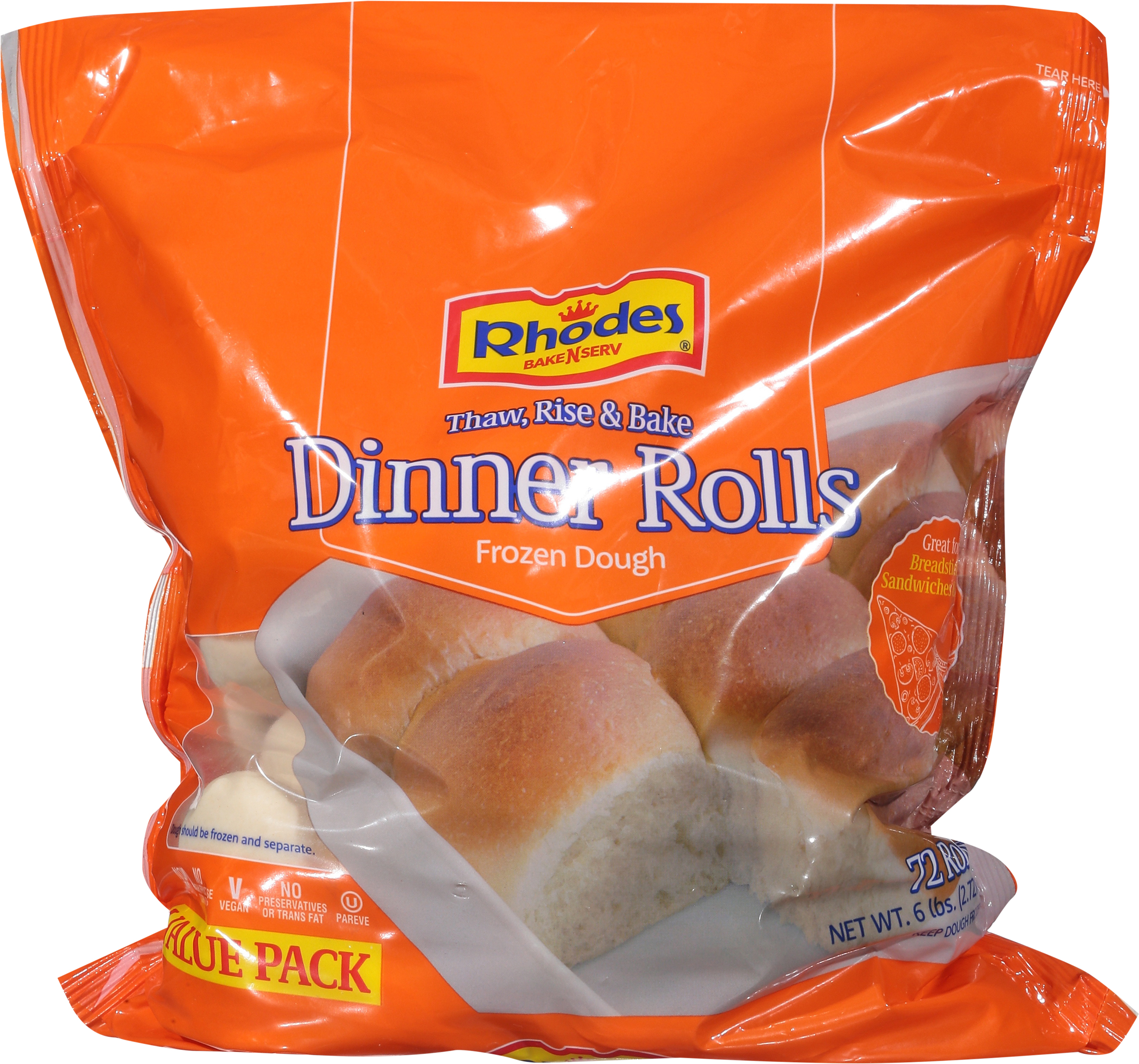 Dinner Rolls, Frozen Dough, Value Pack
