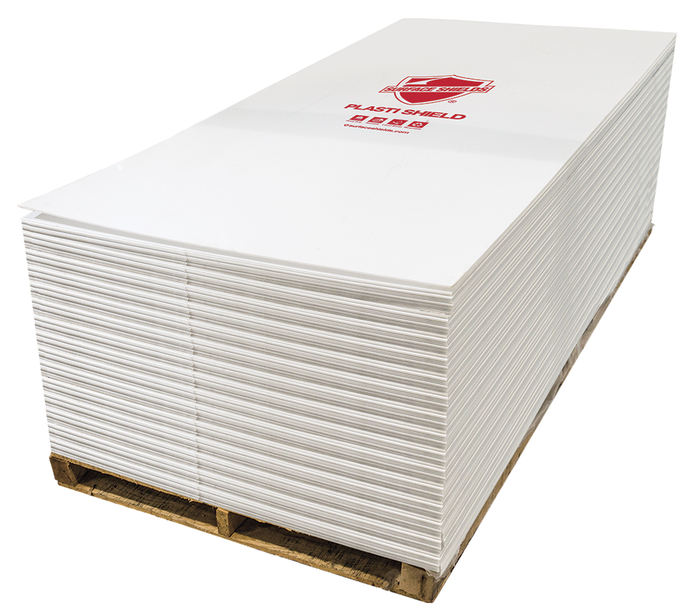 Surface Shields Plasti Shield 48" x 96" Reusable Floor and Wall