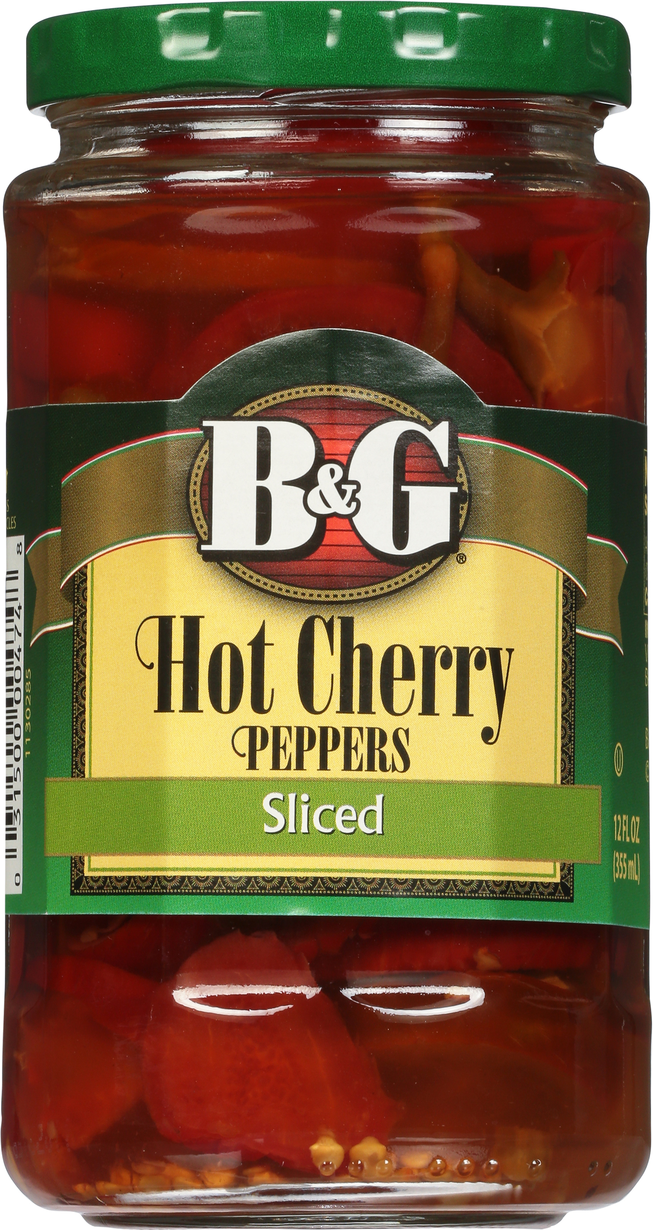 Hot Cherry Peppers, Sliced