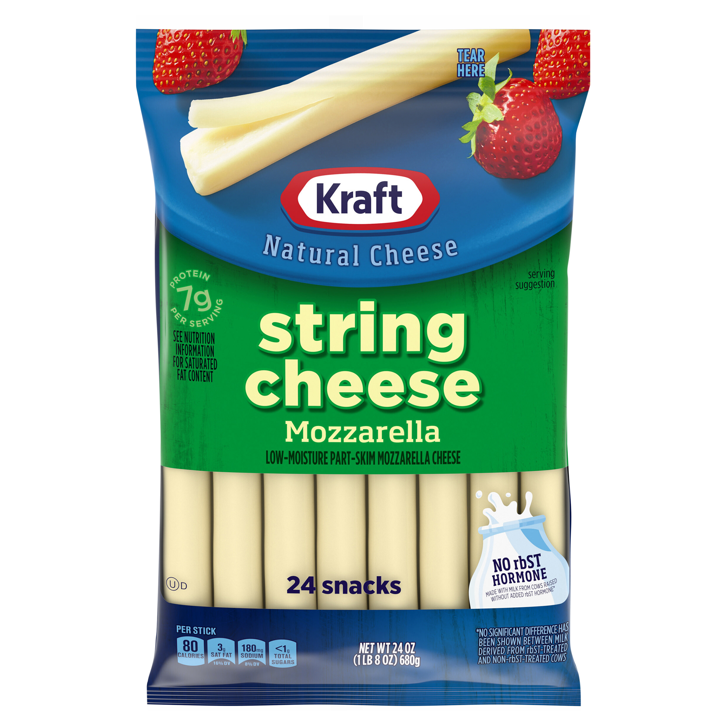 Calories in Cheese, Original, String, 24 Pack from Frigo