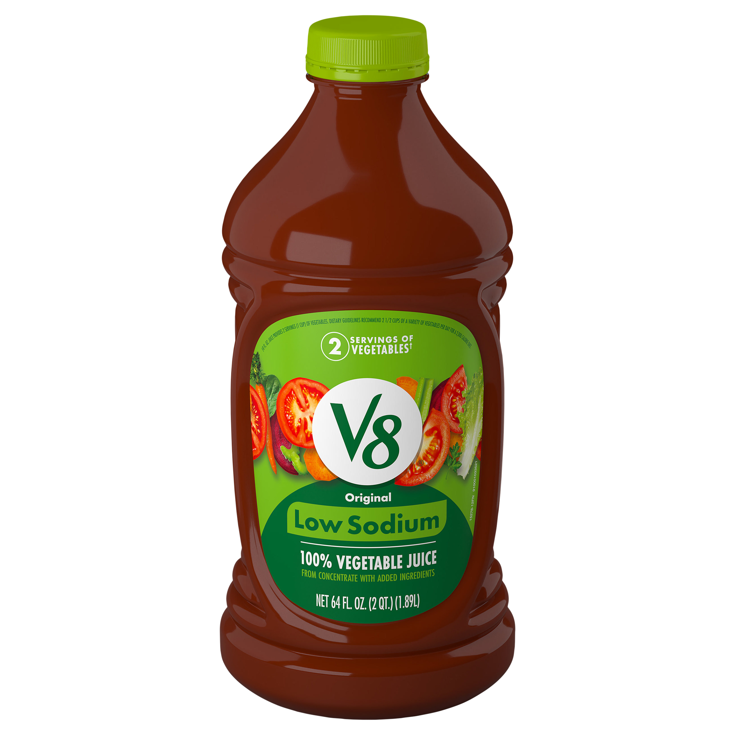 100% Vegetable Juice, Low Sodium, Original