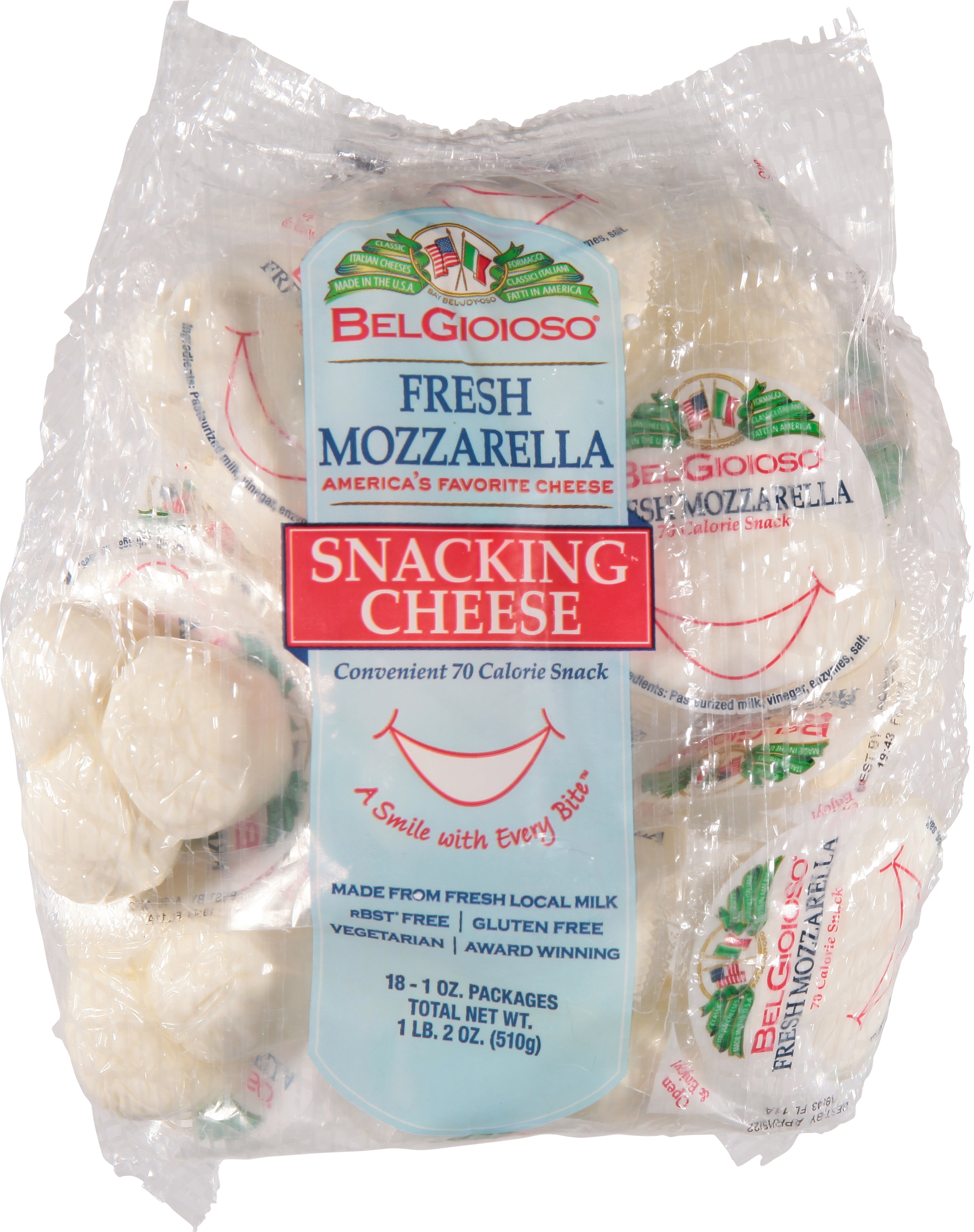 Snacking Cheese, Fresh Mozzarella