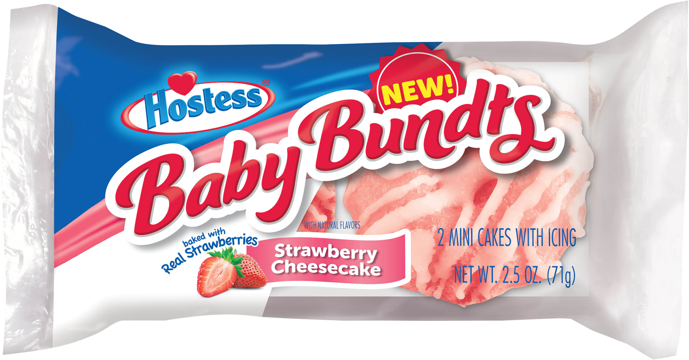 Mini Cakes, Strawberry Cheesecake