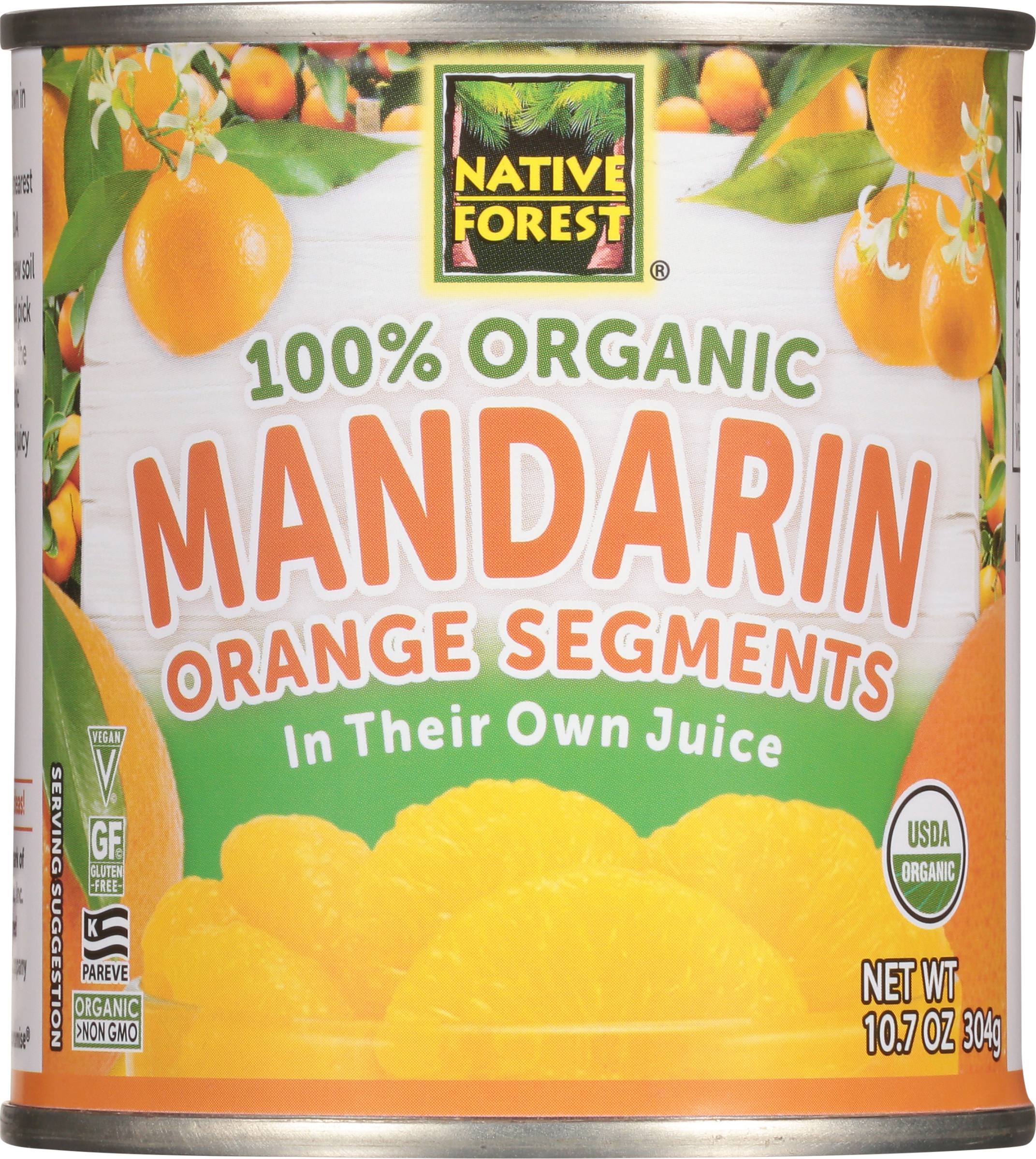 Orange Segments, 100% Organic, Mandarin