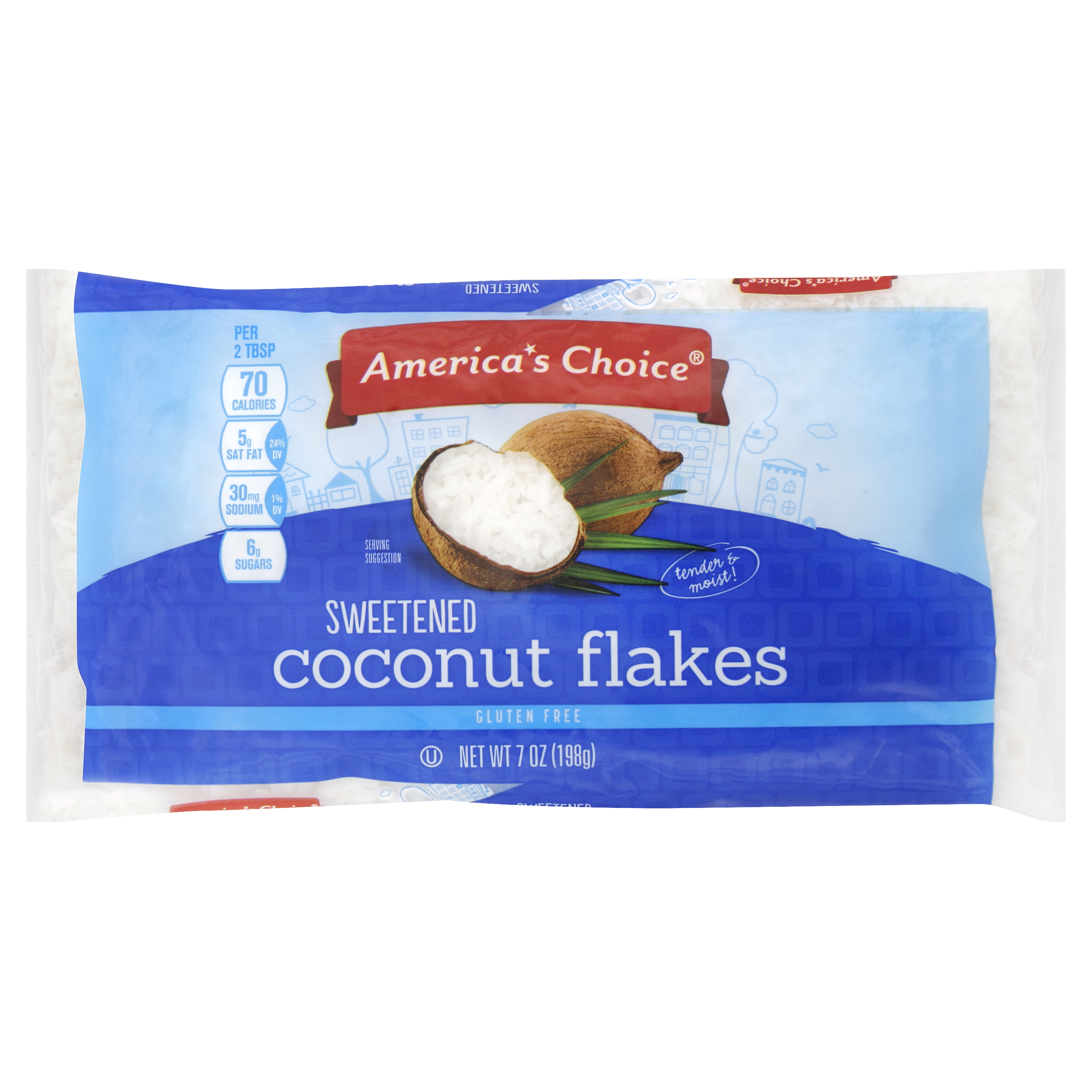 America's Choice Coconut Flakes 7 Oz