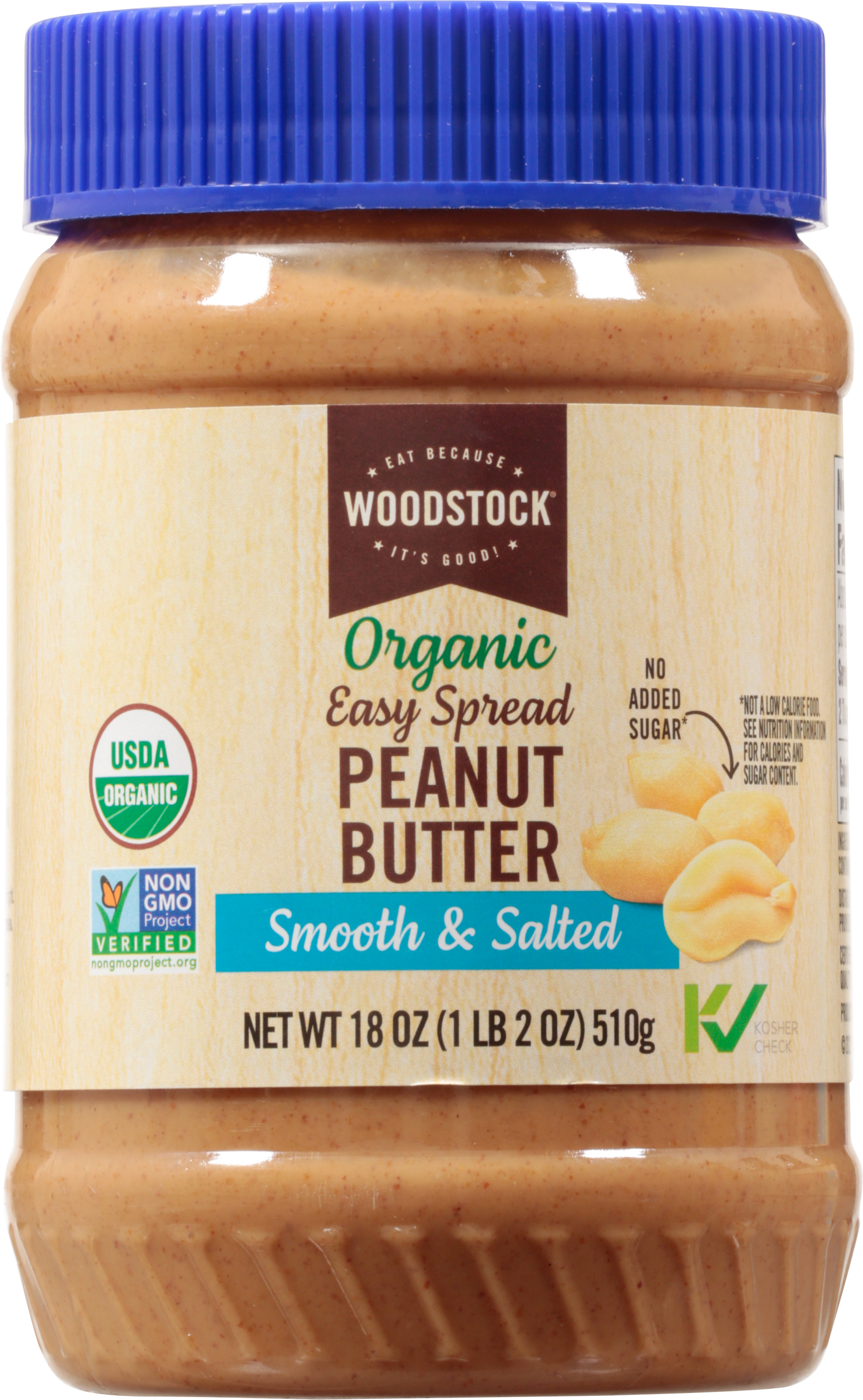 Peanut Butter, Organic, Smooth & Salted