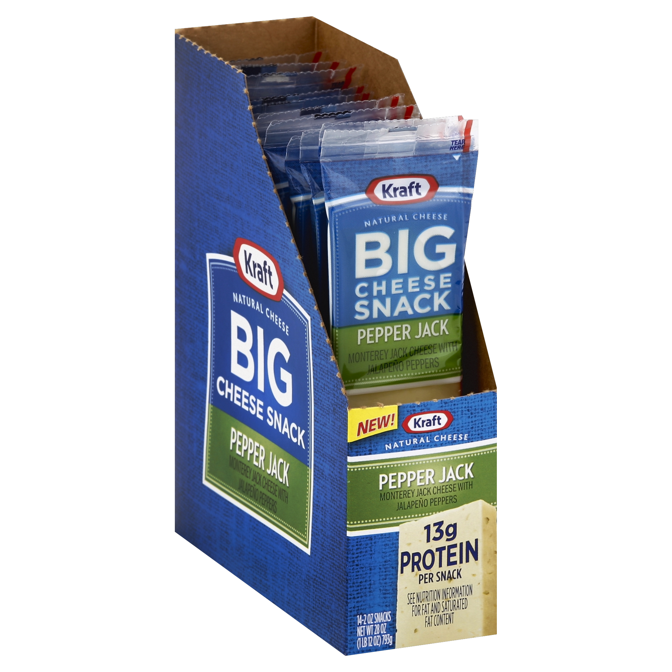 Kraft Natural Cheese Snack 14 Ea