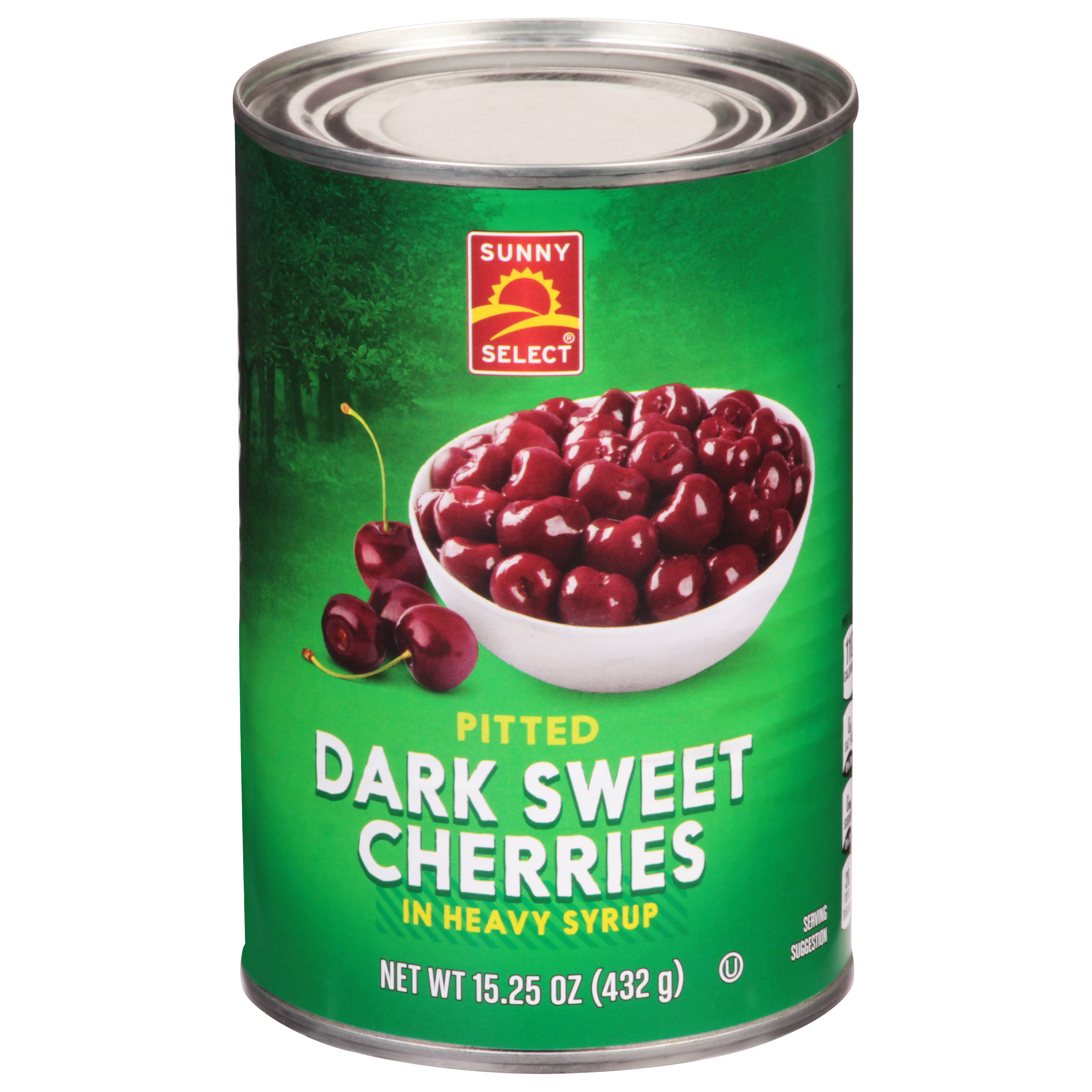 Sunny Select Pitted Dark Sweet Cherries In Heavy Syrup 15.25 Oz