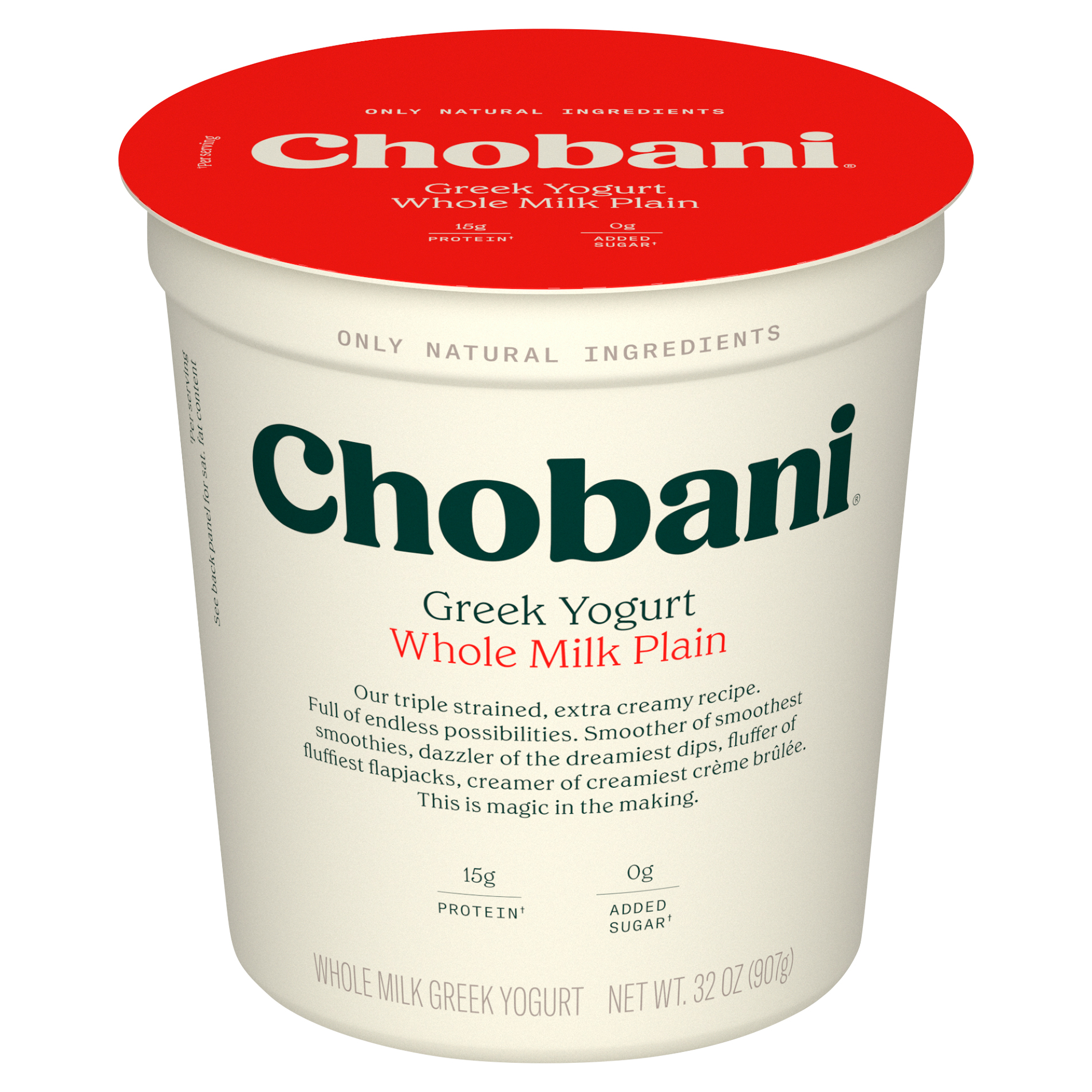 Yogurt, Greek, Whole Milk, Plain