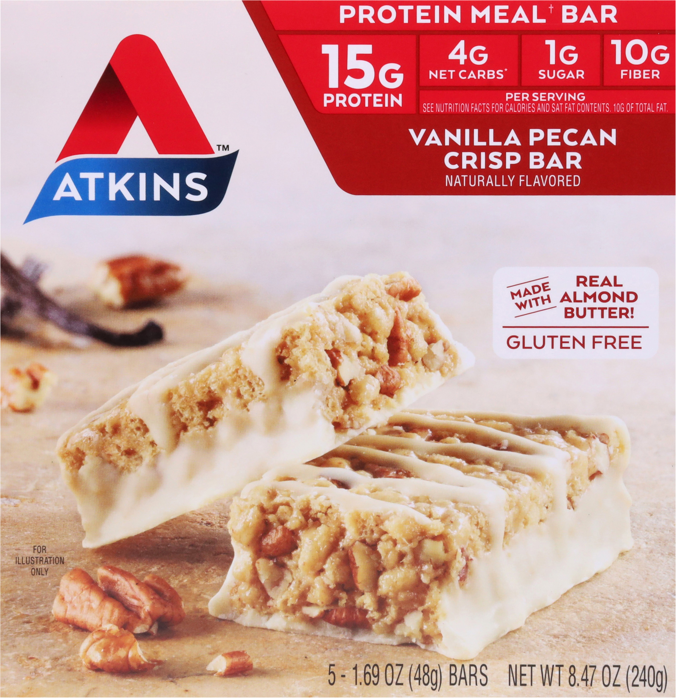 Protein Meal Bar, Vanilla Pecan Crisp