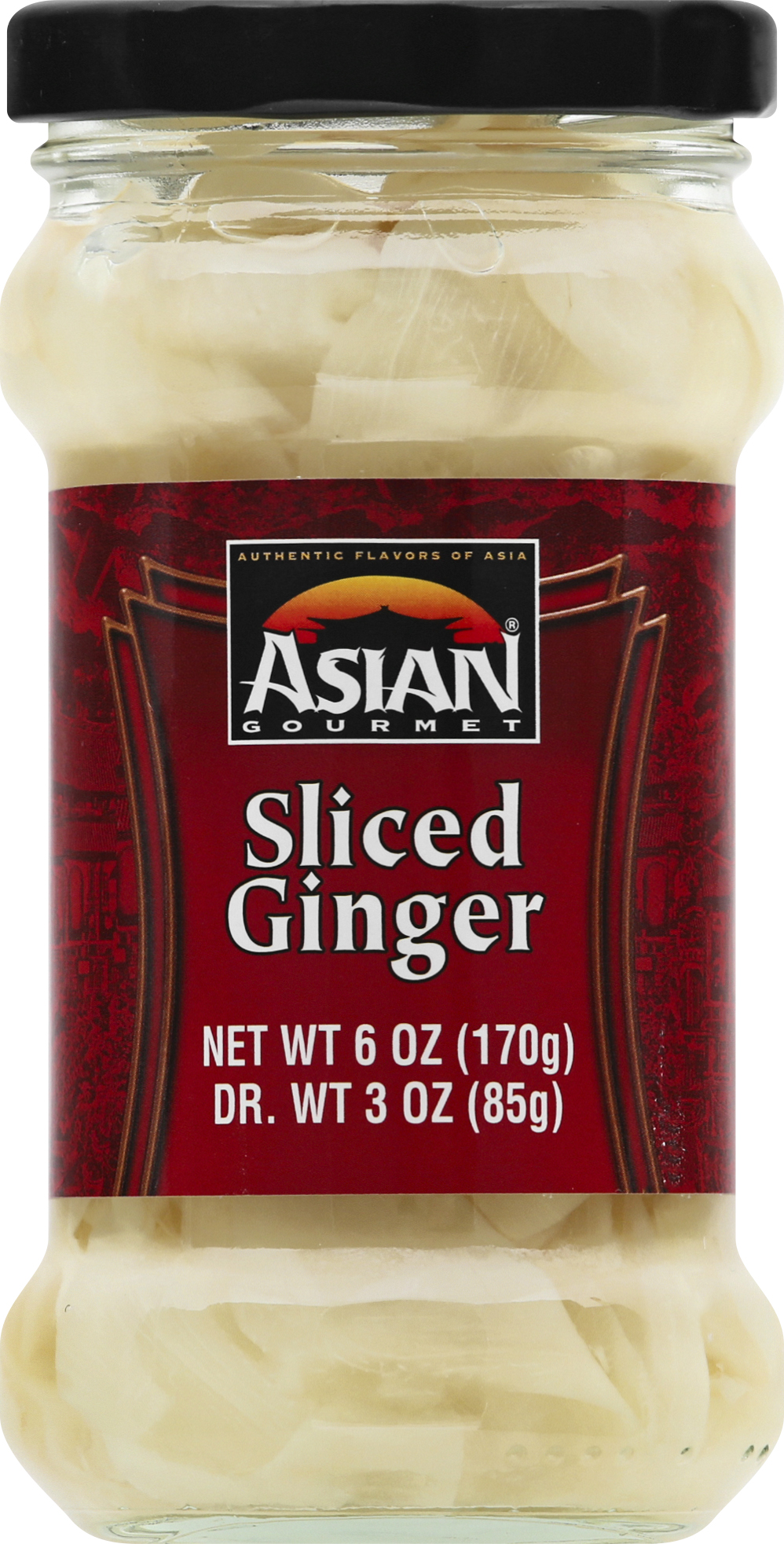 Ginger, Sliced