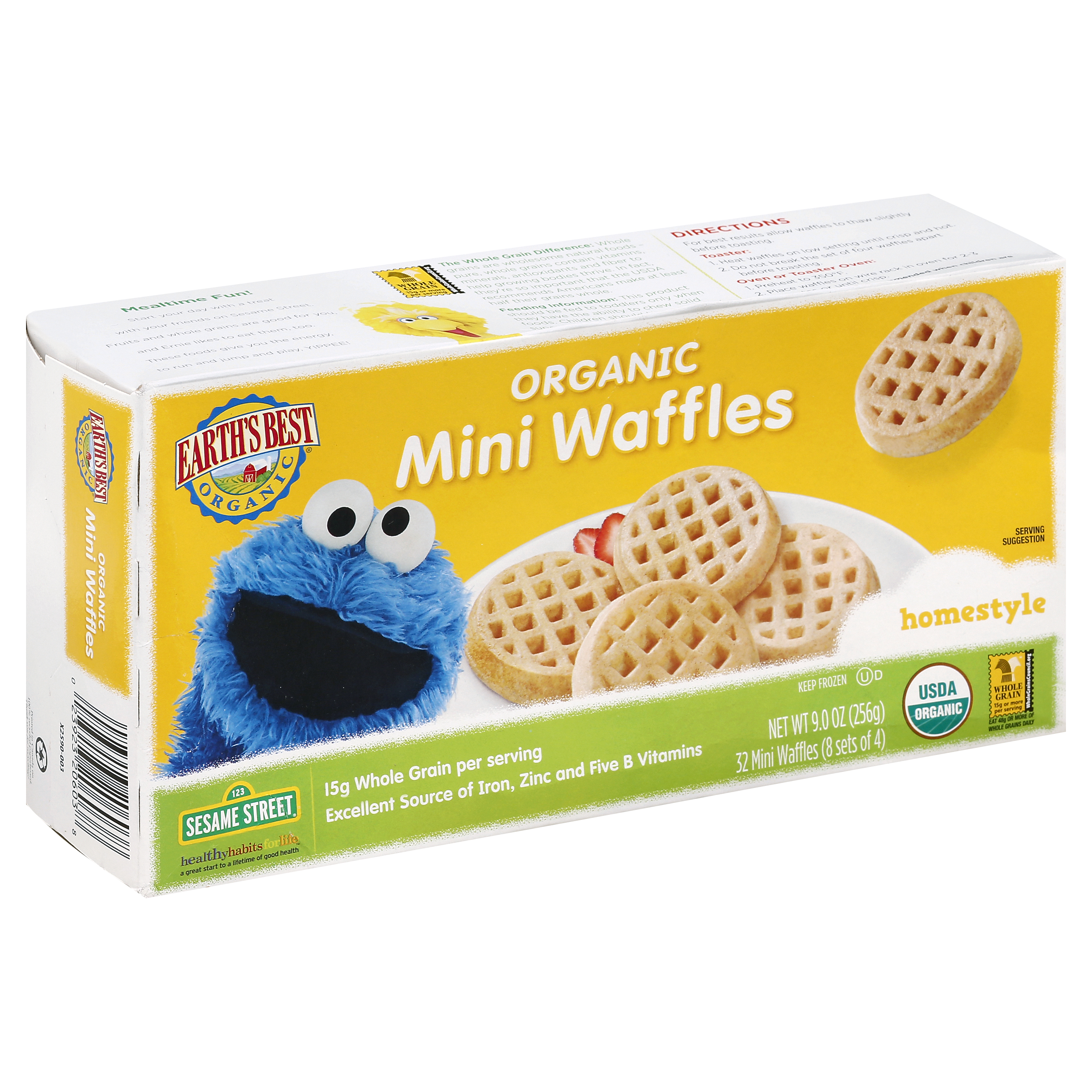 Earth's Best Waffles 32 Ea